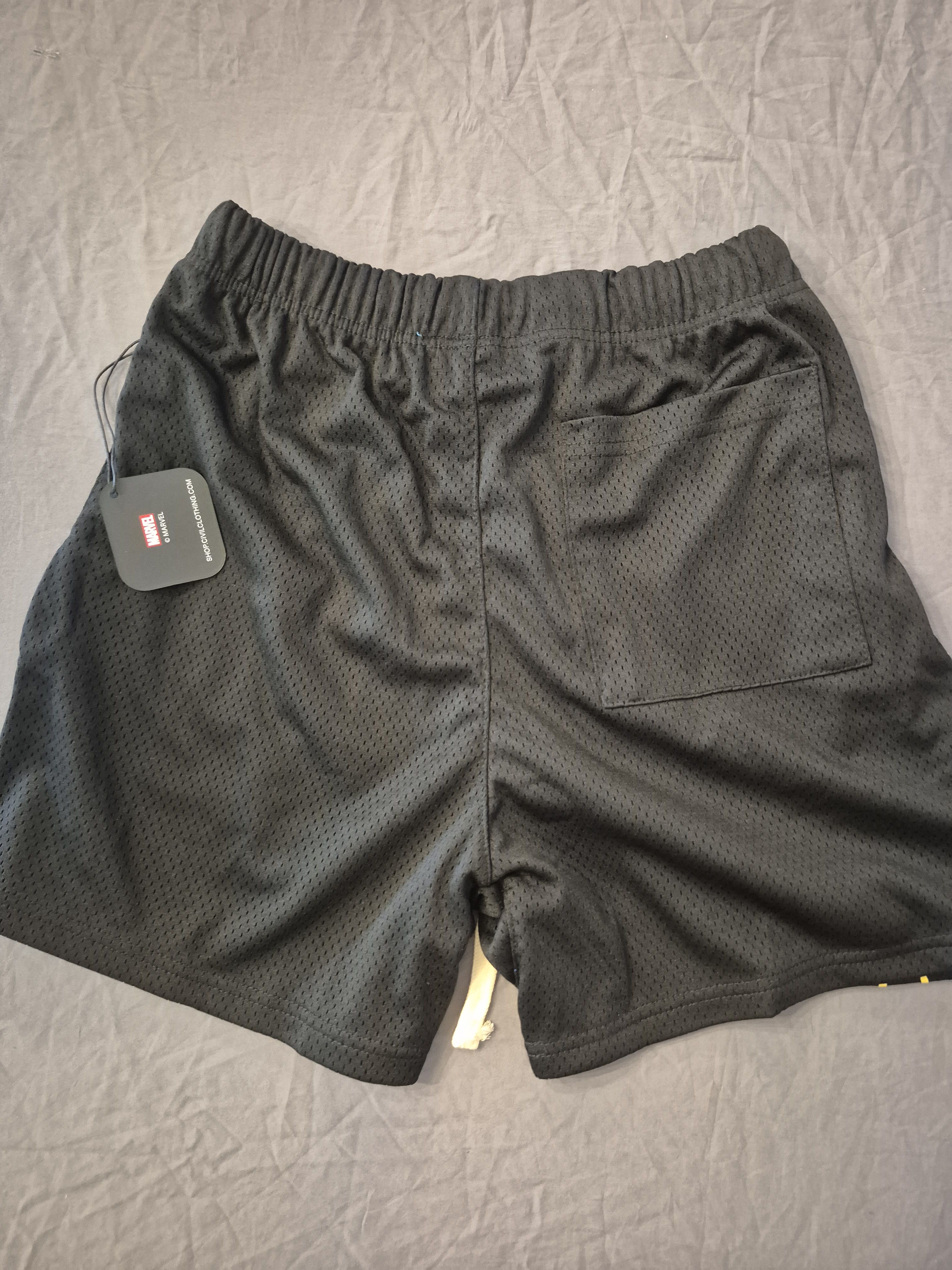 Civil Regime × Marvel Comics Civil Regime x Marvel Wolverine Mesh Shorts BNWT Small Size US 28 / EU 44 - 2 Thumbnail
