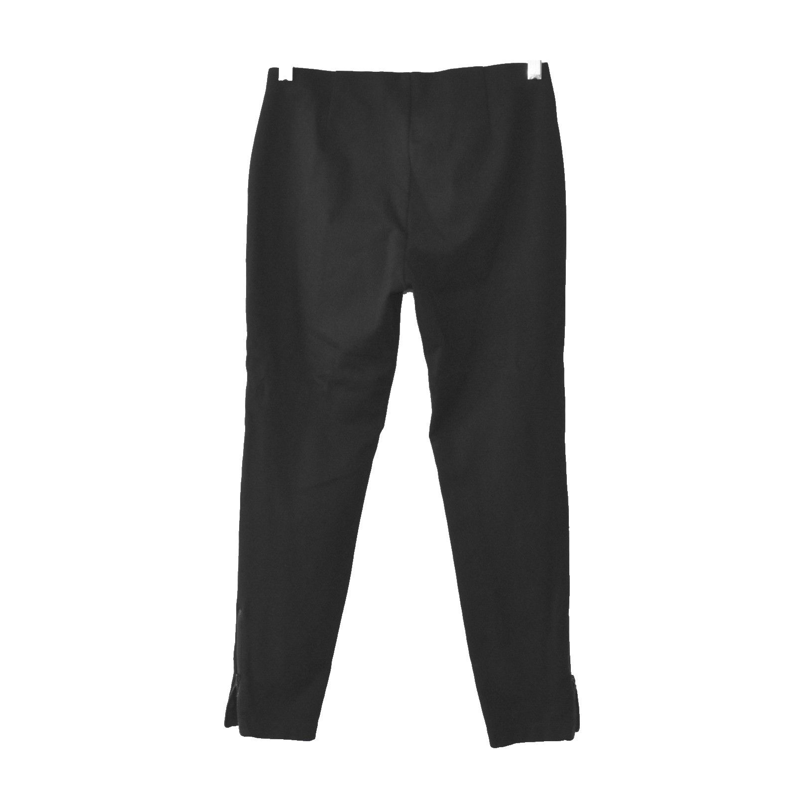 Eileen Fisher EILEEN FISHER Black Pull-On Ankle Zip Pants Size XS Size 28" / US 6 / IT 42 - 2 Thumbnail