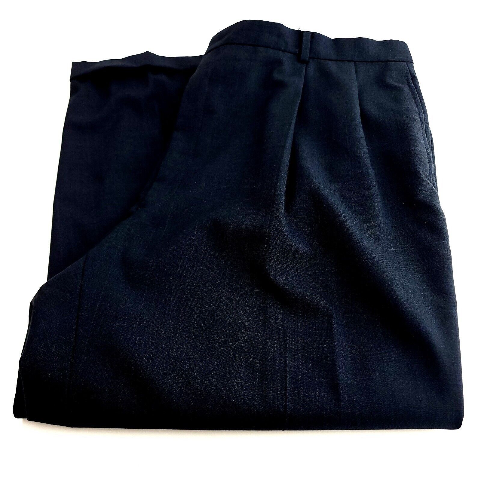 Austin Reed Austin Reed Wool 2 Button 2 Piece Suit 48L Blue Check Window Size 48L - 4 Thumbnail