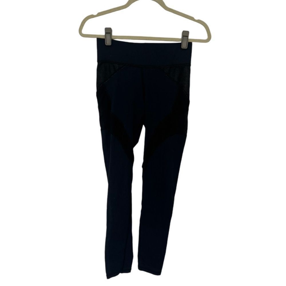 Other Michi SZ M navy blue and black mesh Leggings Size 28" / US 6 / IT 42 - 1 Thumbnail