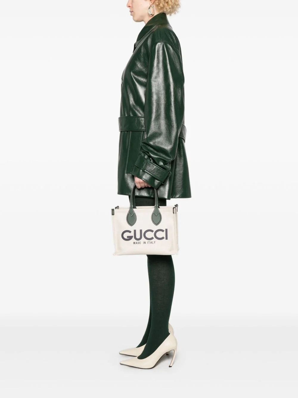 Gucci o1la5ras0526 Size: OS / Small Tote Bag With Gucci Print Size ONE SIZE - 2 Thumbnail