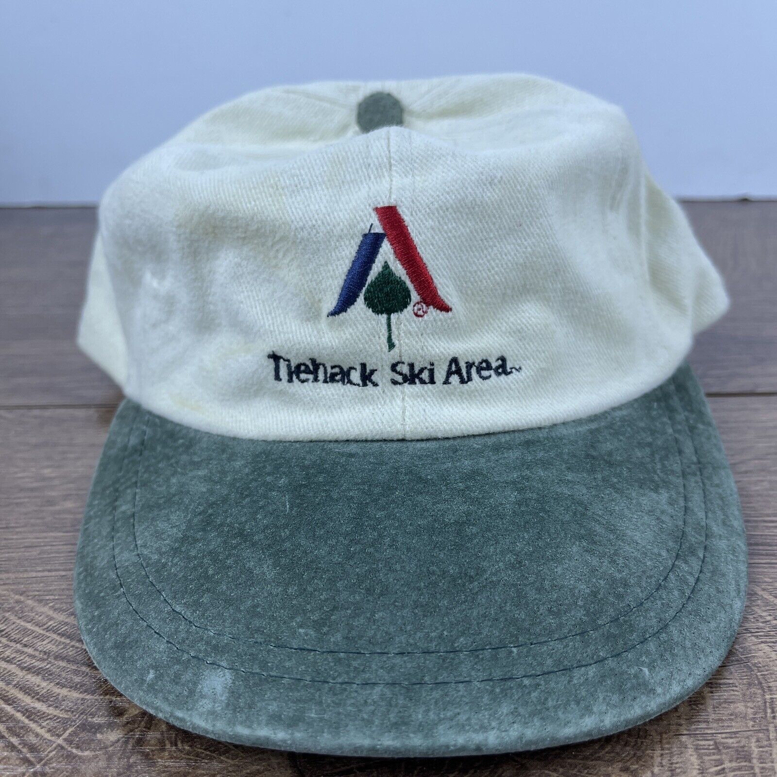 Other Tiehack Ski Area Hat Tiehack Tan Brown Hat Adjustable Adult Size ONE SIZE - 2 Thumbnail