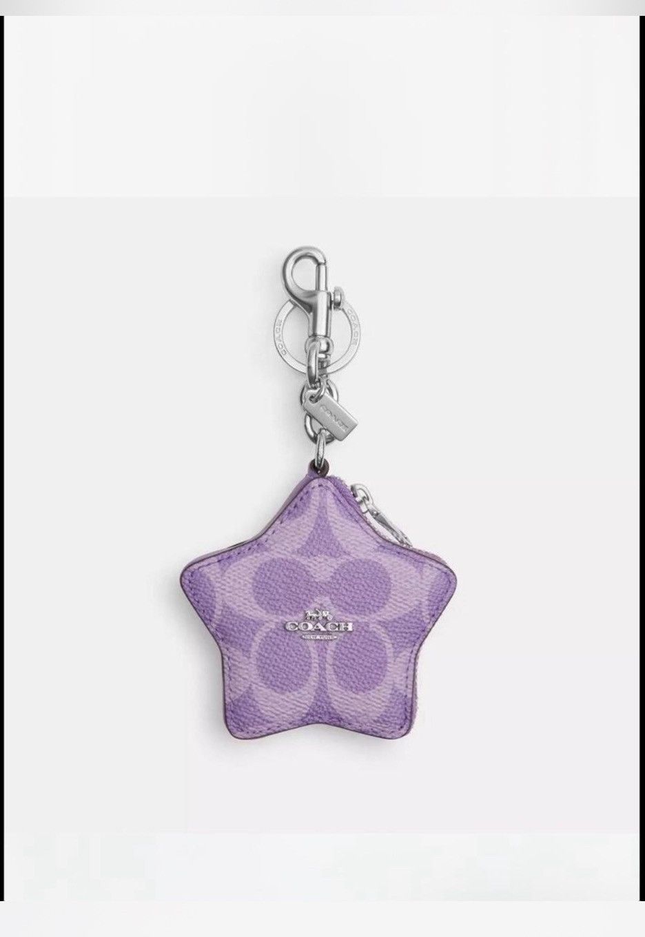 Coach ❤️❤️COACH Purple IRIS BAG CHARM with gift receipt Size ONE SIZE - 2 Thumbnail