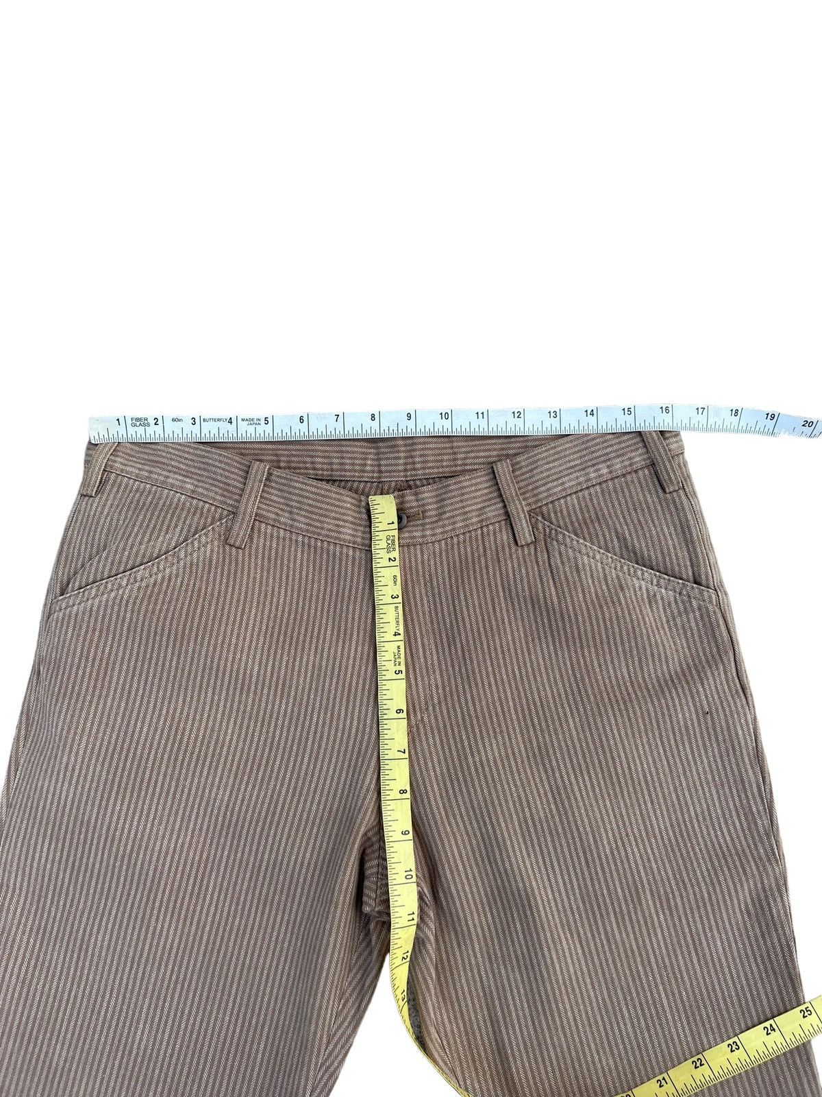 ABAHOUSE Vintage Abahouse Japan Striped Pant Flare Jeans Size US 32 / EU 48 - 3 Thumbnail