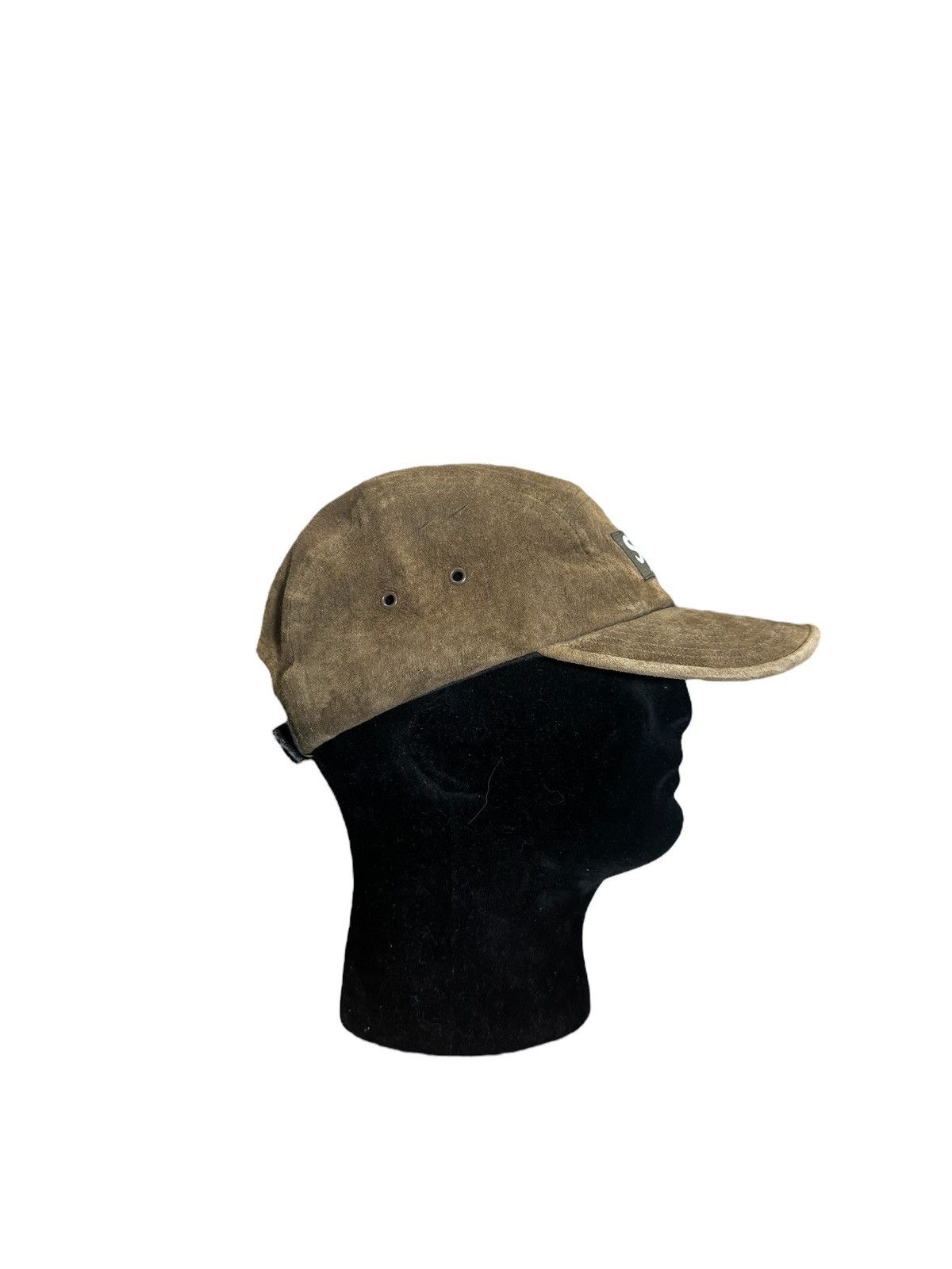 Supreme Supreme Suede Camp Cap Olive Green Size ONE SIZE - 3 Thumbnail