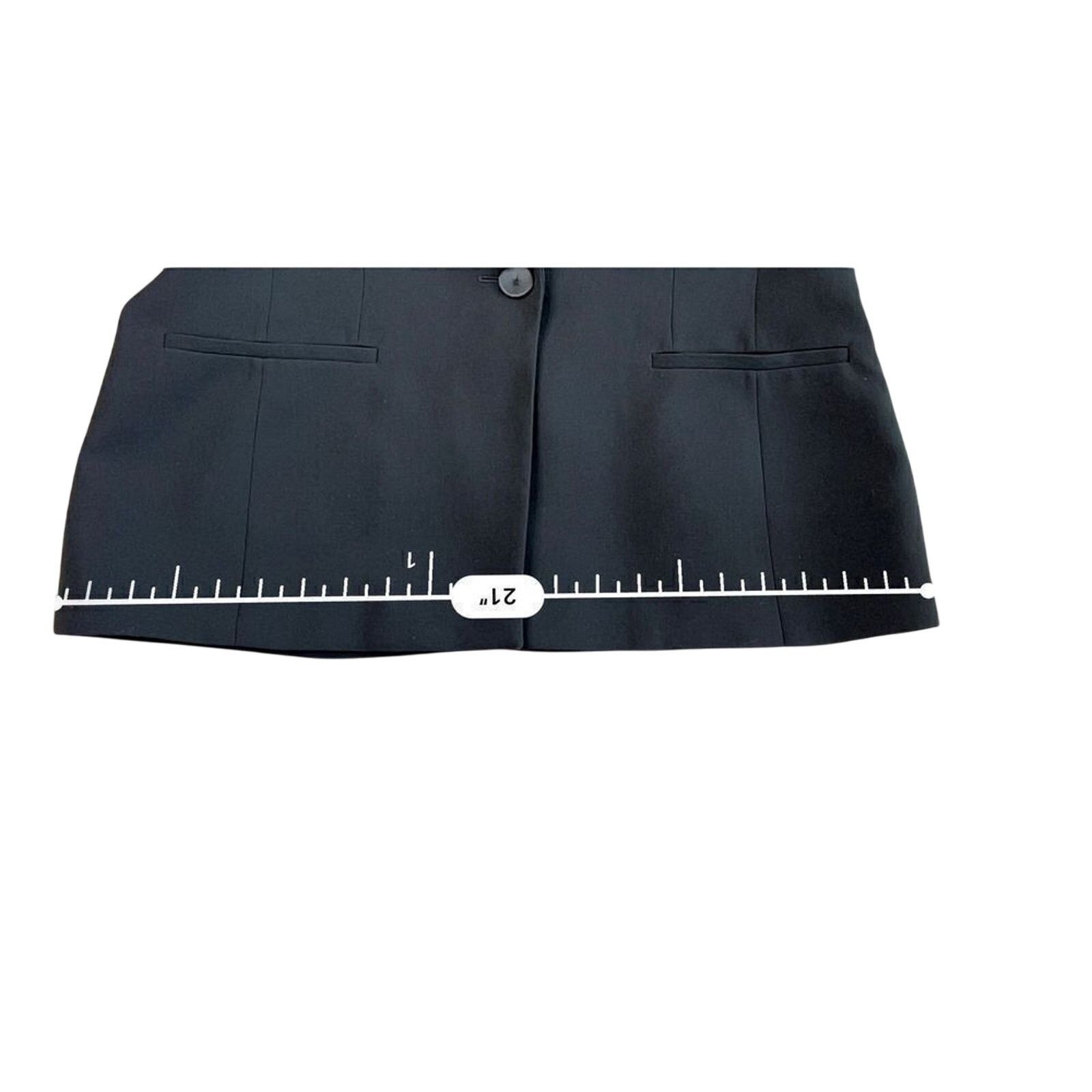 Calvin Klein Calvin Klein Tailored Satin Lapel Crepe Black Blazer 14 Size XL / US 12-14 / IT 48-50 - 9 Thumbnail
