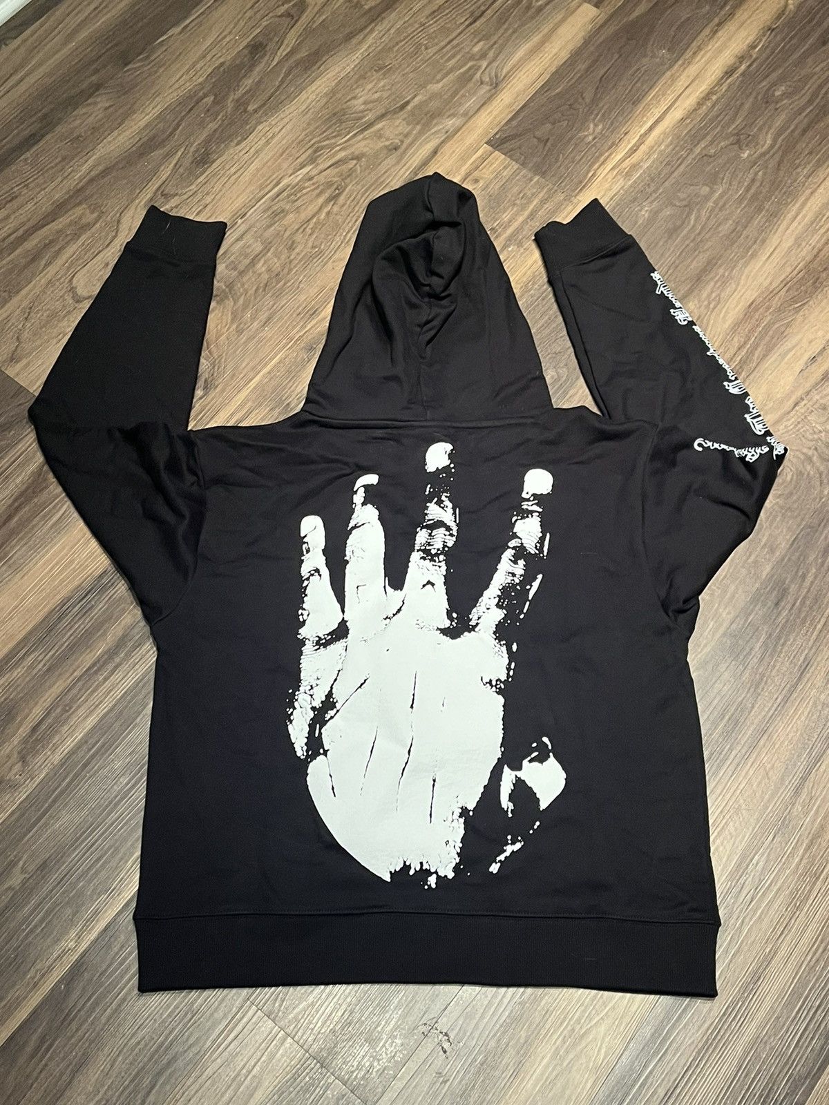 image of Black/white “Kill” Revenge & Xxxtentacion Outline Hoodie, Men's (Size Small)