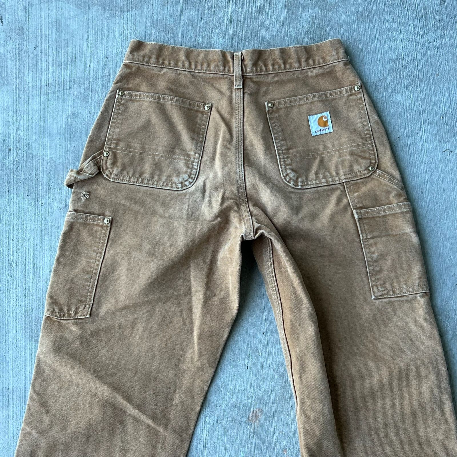 Carhartt × Vintage Carhartt brown double knee work wear carpenter pants Size US 27 - 5 Thumbnail