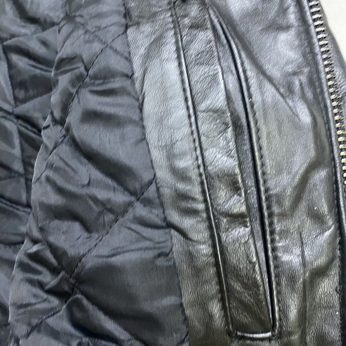 Genuine Leather VINTAGE PROTECH LEATHER APPAREL RIDER JACKET Size US M / EU 48-50 / 2 - 14 Thumbnail
