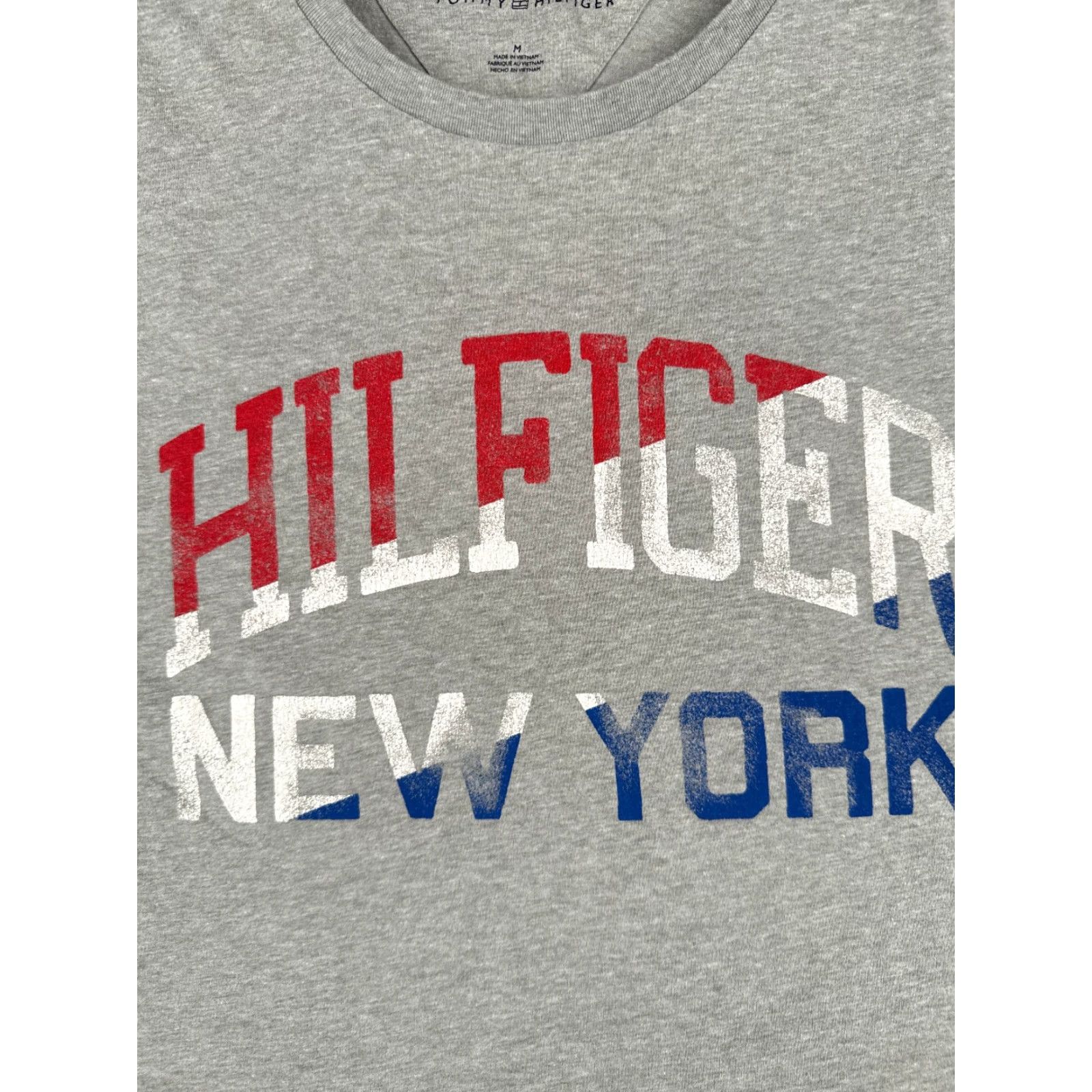 Tommy Hilfiger Tommy Hilfiger Gray Crop Shirt Women Medium Cotton Short Sleeve Crew Neck Casual T-Shirt Classic Size M / US 6-8 / IT 42-44 - 6 Thumbnail