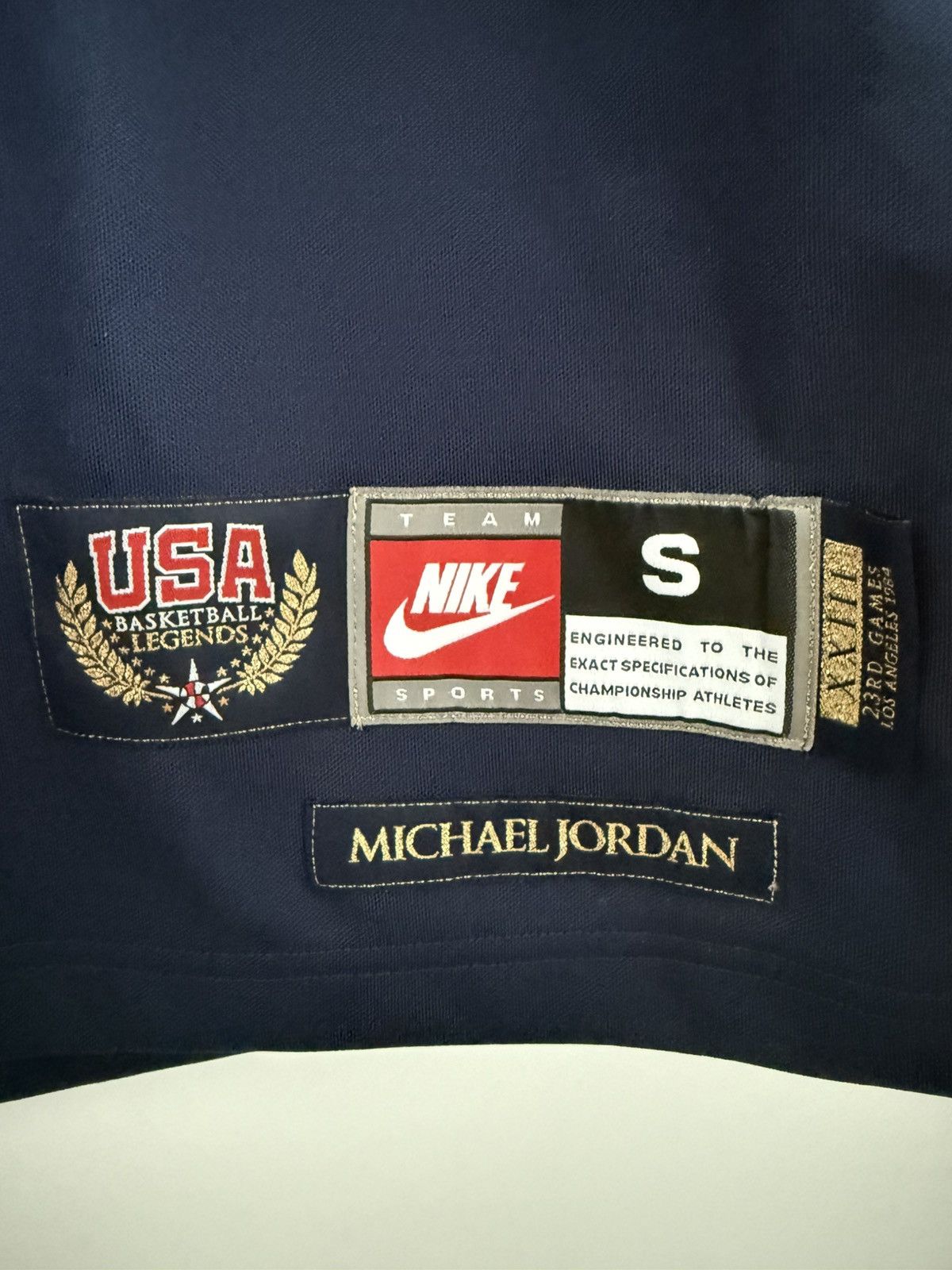 Nike Vintage 90s Nike Michael Jordan Dream Team Jersey & Shorts Size US S / EU 44-46 / 1 - 4 Thumbnail
