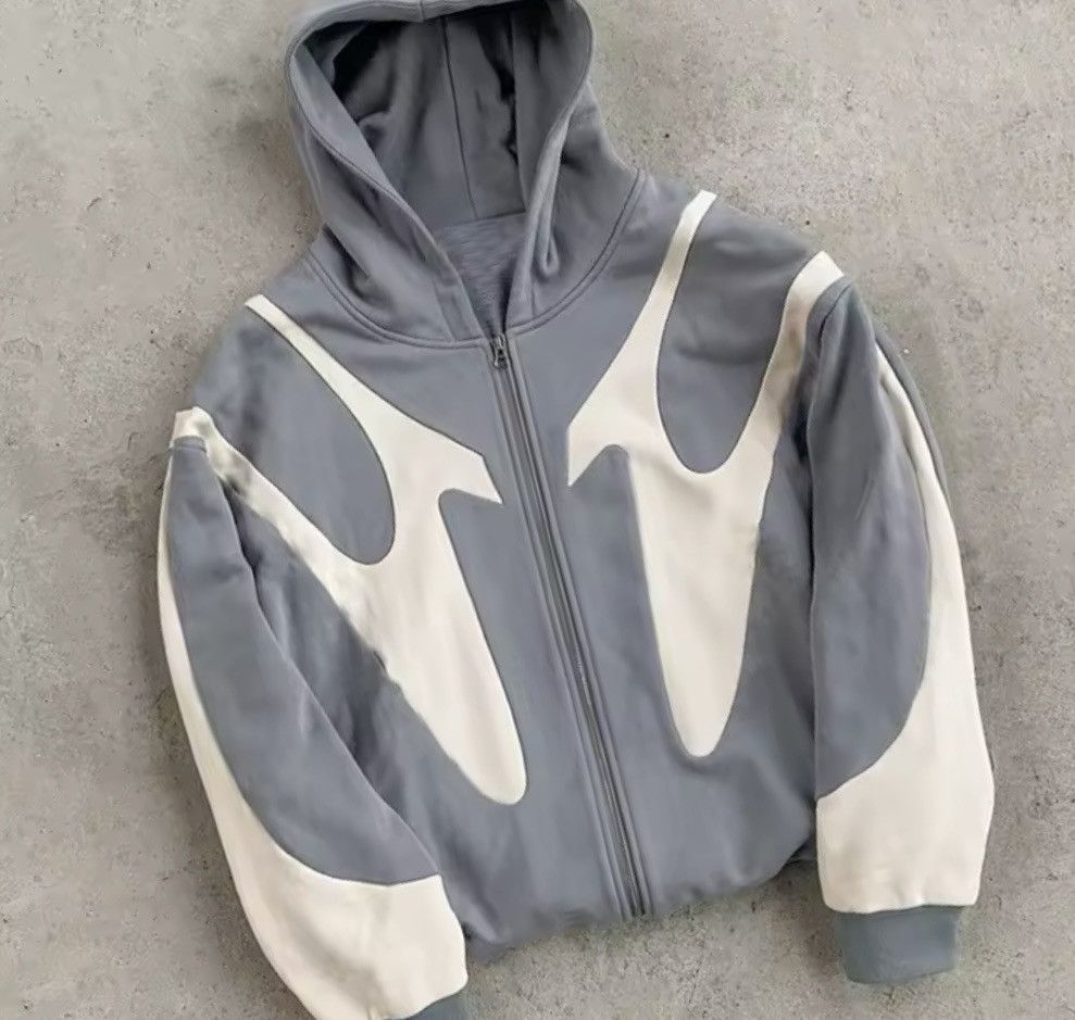 Other Grey zip up hoodie Size US XL / EU 56 / 4 - 1 Thumbnail