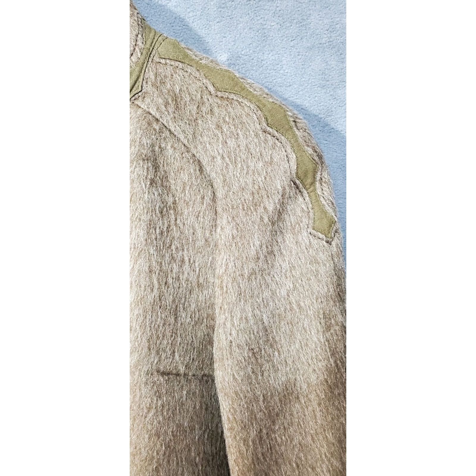 Vintage VINTAGE Calw Overcoat Coat Long Wool Brown 40X43 Unisex Adults M Lining Alpaca Wool Germany 80s 90s Accessories Pockets Button Size M / US 6-8 / IT 42-44 - 5 Thumbnail
