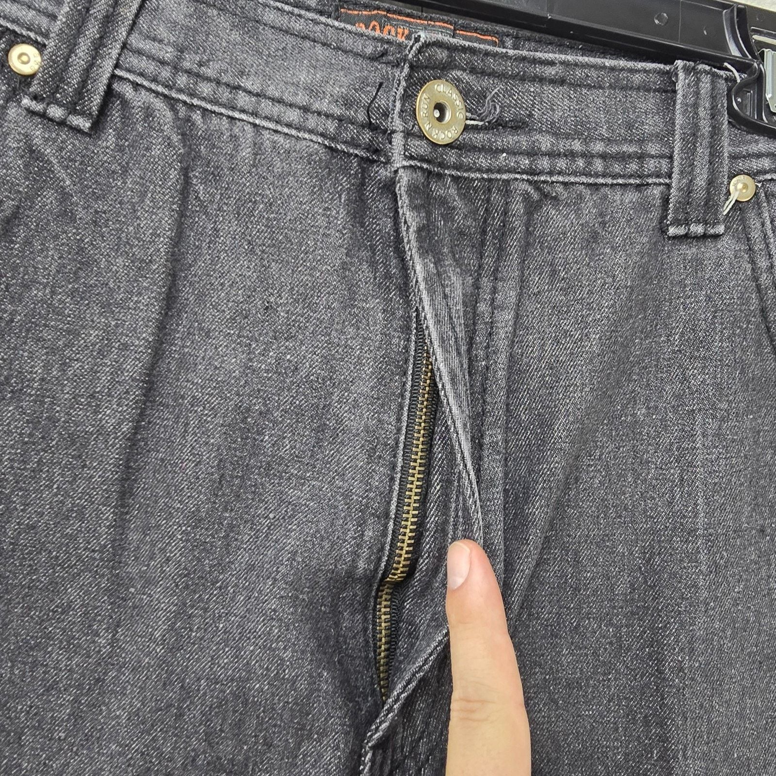 Other Rock N Run Jeans Mens 38x29 Black Denim Baggy Y2K Vintage Size US 38 / EU 54 - 3 Thumbnail