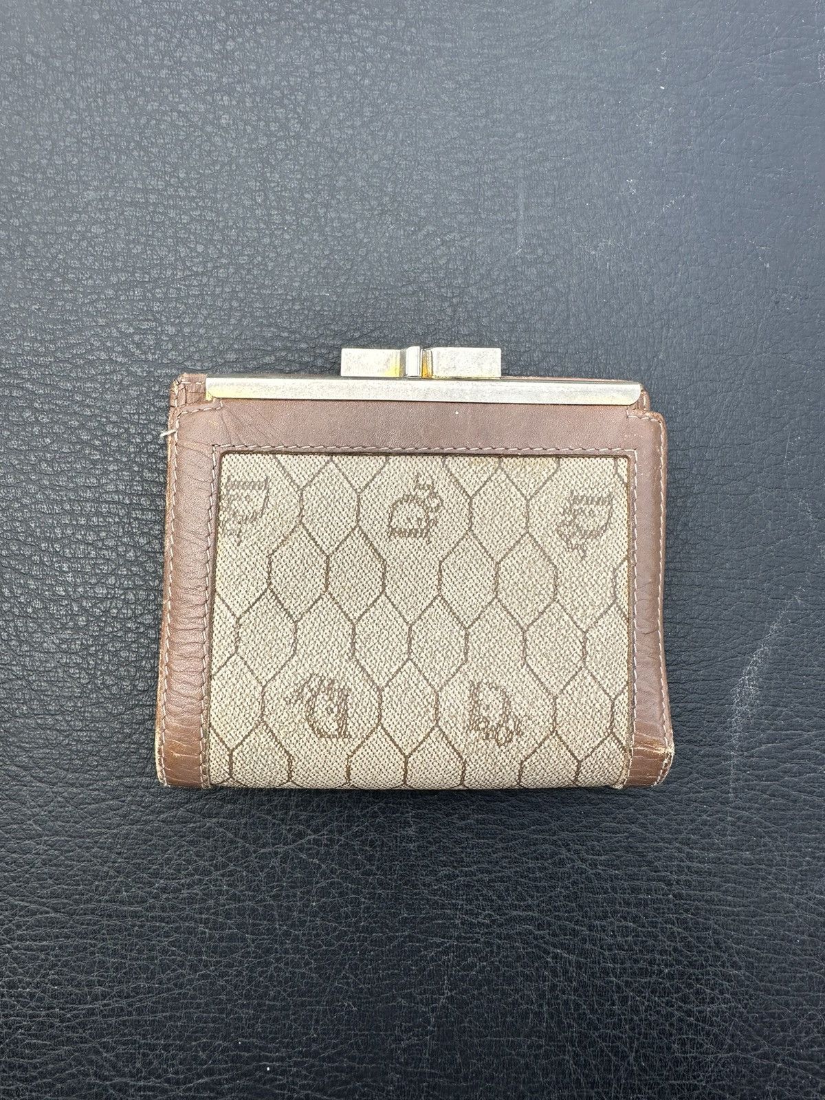 Dior Christian Dior Honey Comb Canvas Bifold Wallet X03-0136 Size ONE SIZE - 2 Thumbnail