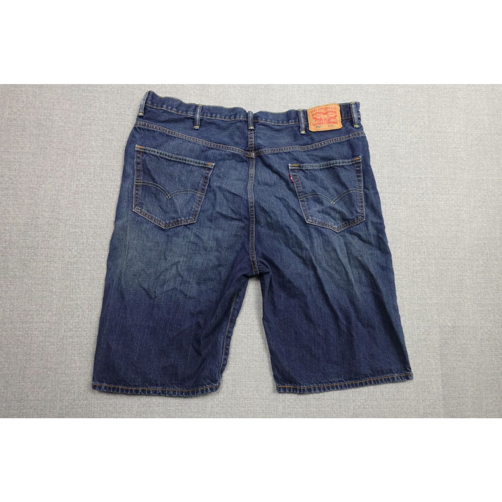 Levi's Levi's 569 Denim Shorts Bermuda Men 42 Blue Medium Wash 5-Pocket Zip Fly Pockets Size US 42 / EU 58 - 3 Thumbnail