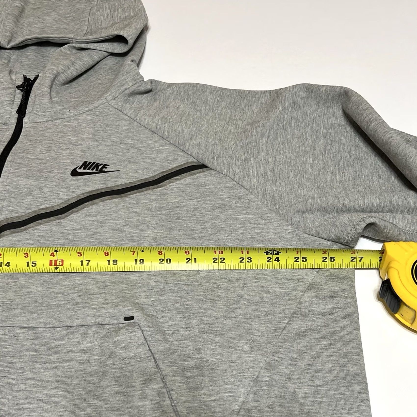 Nike Nike Sportswear Tech Fleece Windrunner Full-zip Hoodie CW4298-063 Women's 2XL Gray Size XXL / US 16-18 / IT 52-54 - 6 Thumbnail