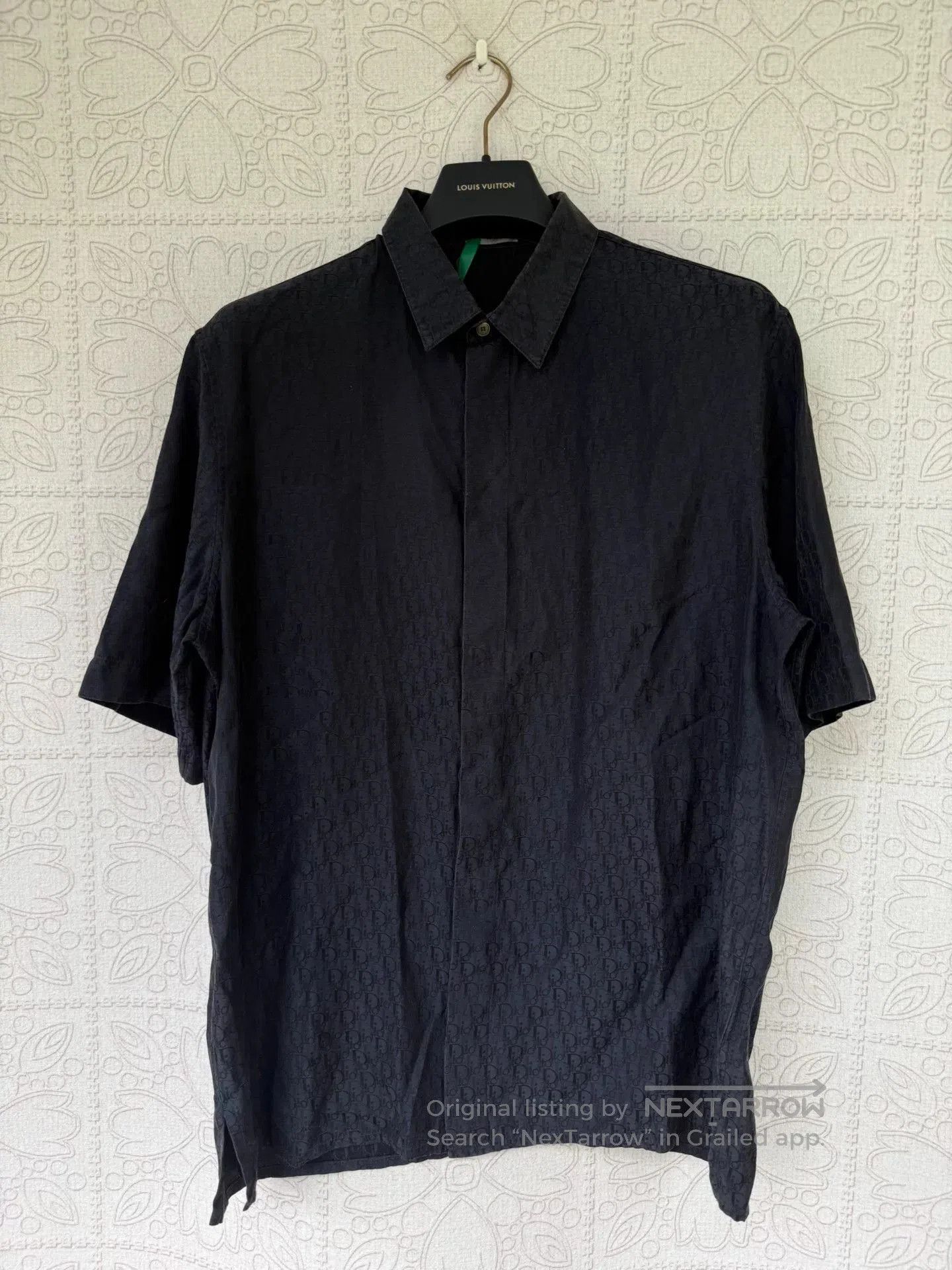 Dior Dior Dark Patterned Short Sleeve Shirt. Size US M / EU 48-50 / 2 - 1 Thumbnail