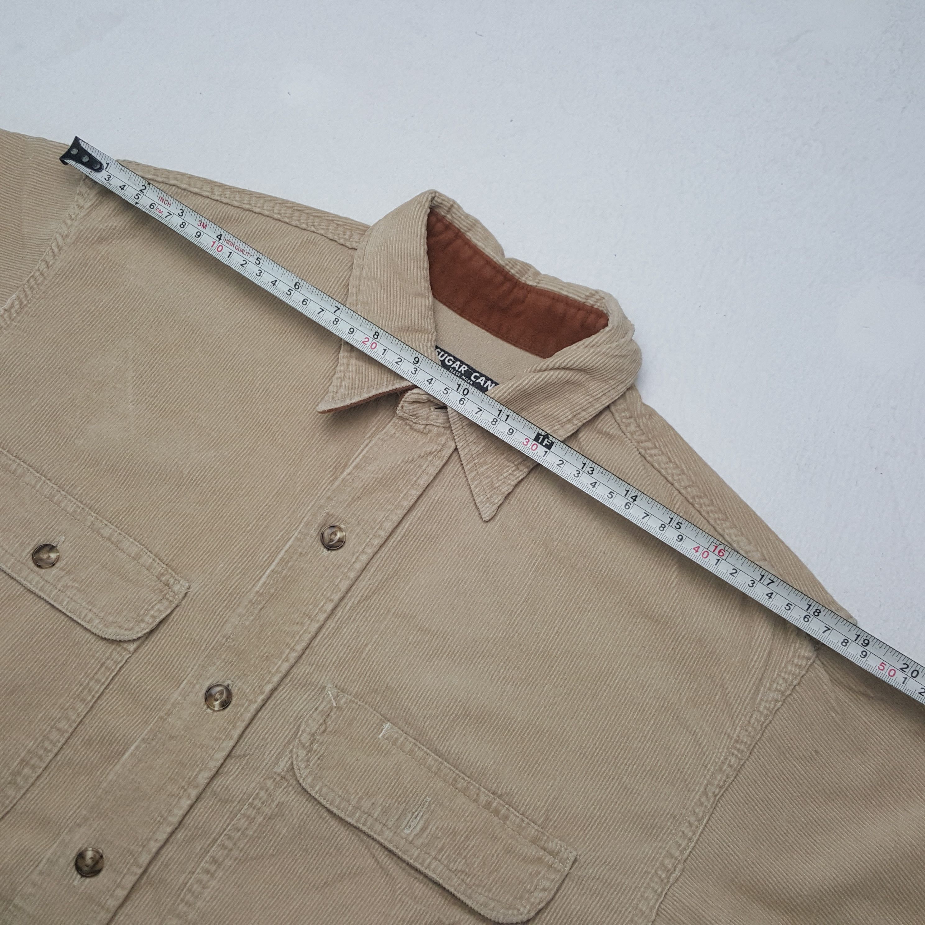Sugar Cane × Vintage Vintage Sugar Cane Corduroy Worker Button Up Shirt Size US M / EU 48-50 / 2 - 5 Thumbnail