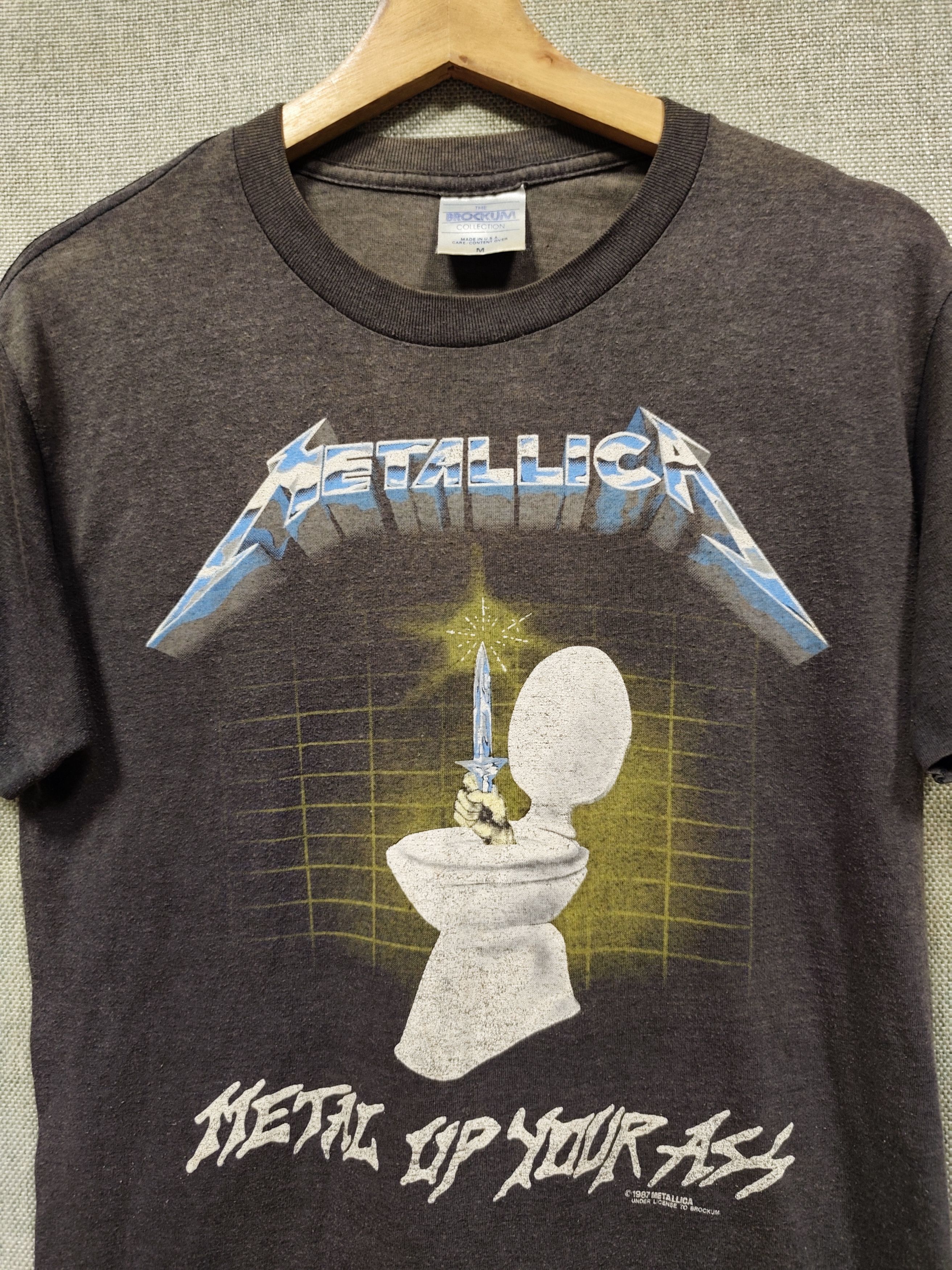Metallica vintage 80s t shirt band metallica under licence to brockum Size US M / EU 48-50 / 2 - 4 Thumbnail