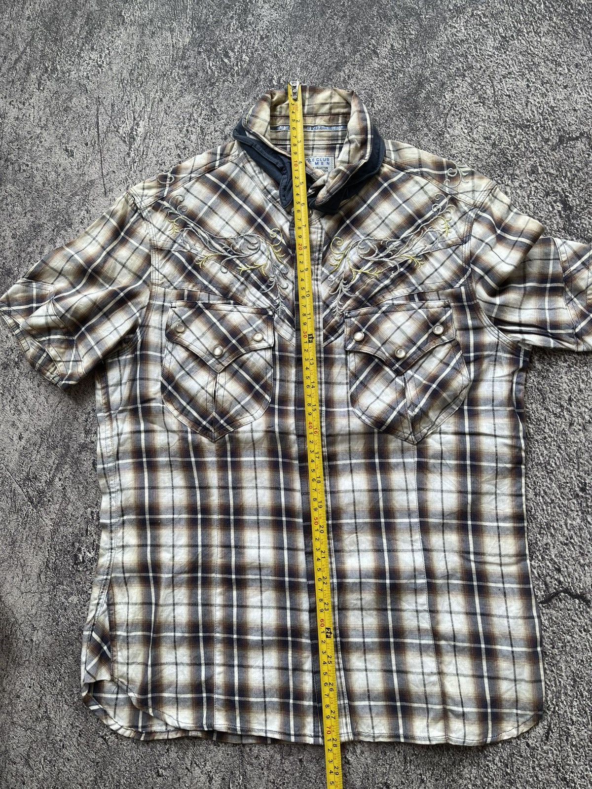 Japanese Brand Nicole club for men tribal poem shirt Size US M / EU 48-50 / 2 - 9 Thumbnail