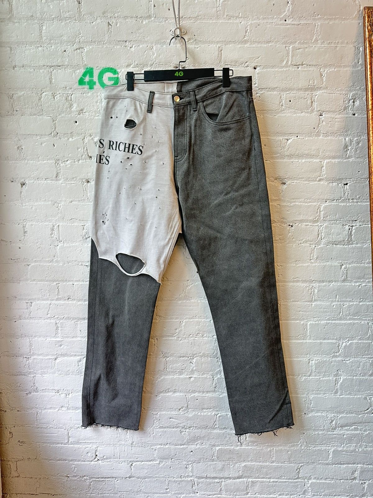 Enfants Riches Deprimes ERD LOGO THRASHED T SHIRT JEANS SZ36 Size US 36 / EU 52 - 1 Thumbnail