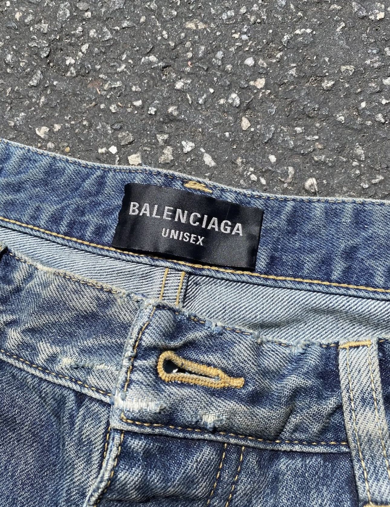 Balenciaga Balenciaga Oil Spill Jeans Size US 30 / EU 46 - 4 Thumbnail