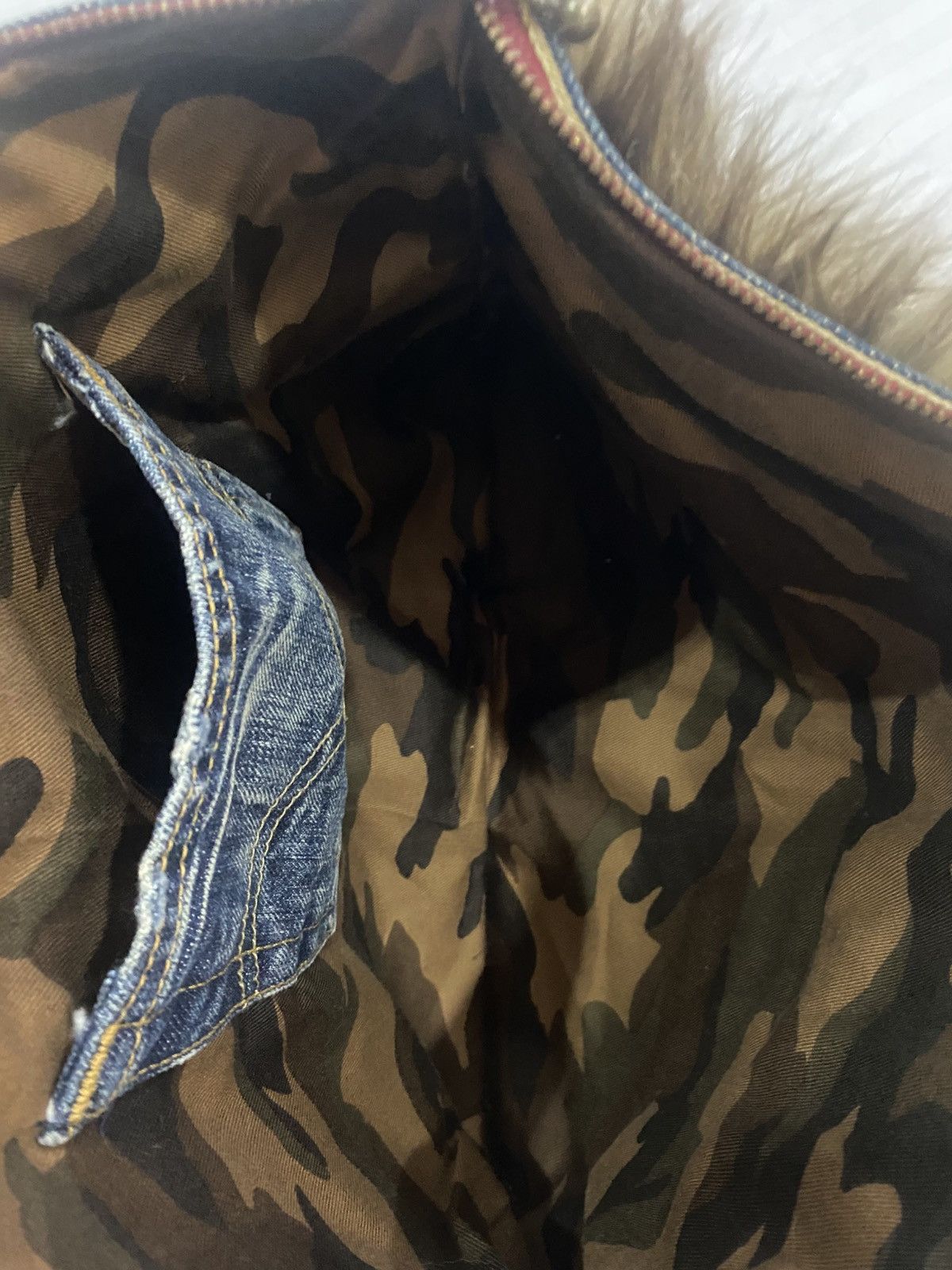 Levi's Made & Crafted Custom Levi's Denim Fur Wristlet Bag Size ONE SIZE - 6 Thumbnail