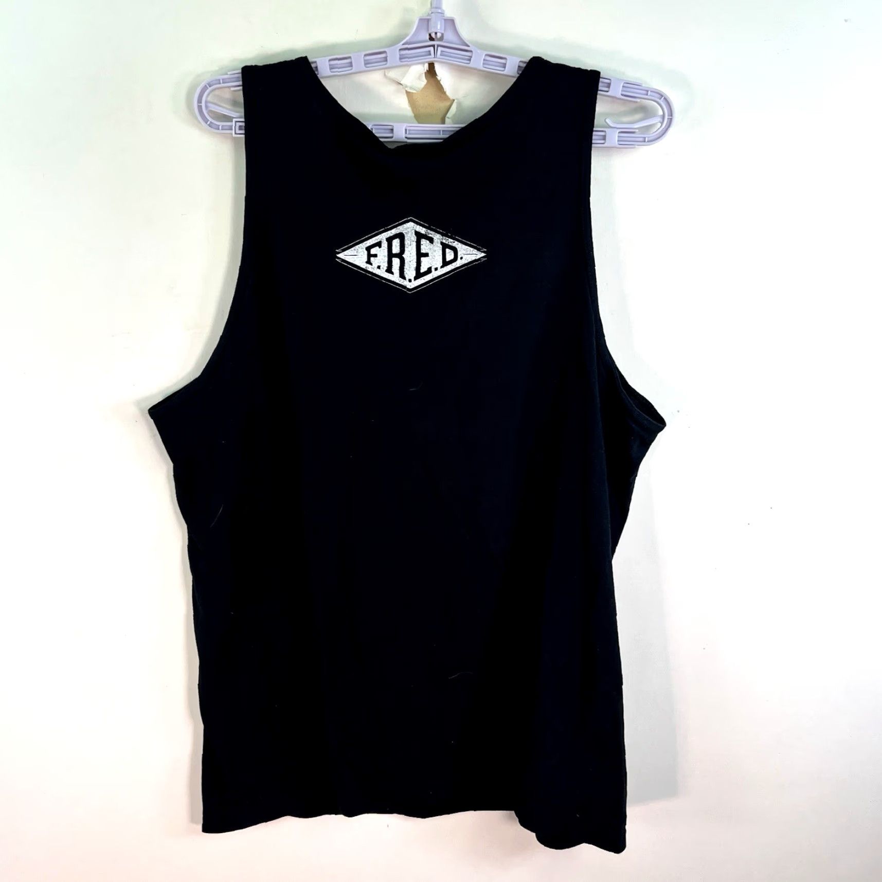 FRED VINTAGE Fred Nation Bagger Pride Motorcycle Tank Top Mens Large Black Biker 90s Graphic Size US L / EU 52-54 / 3 - 2 Thumbnail