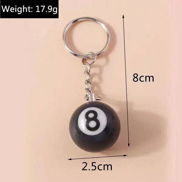 Japanese Brand Billiards 🎱 pool keychain Size ONE SIZE - 3 Thumbnail