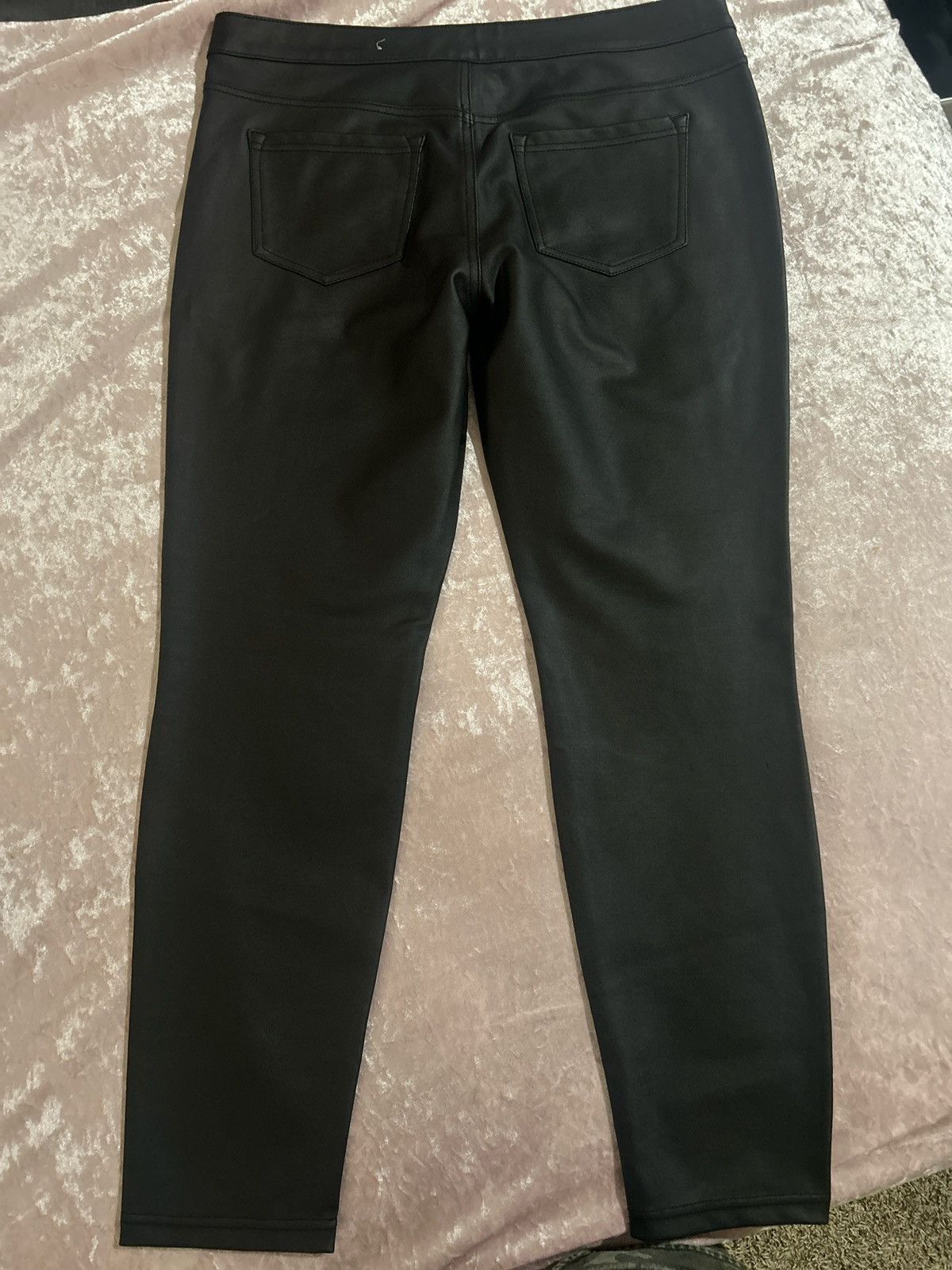 Other Refuge black faux leather pants/leggings Size 36" / US 14 / IT 50 - 3 Thumbnail