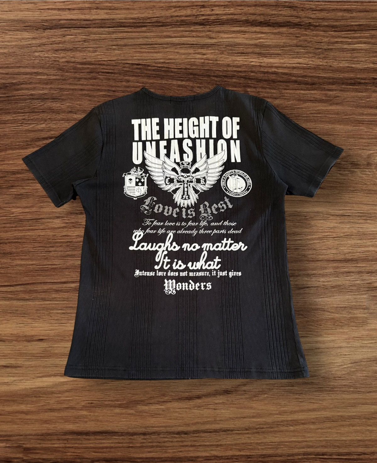 Japanese Brand Japanese Brand Elmojado Punk Style Vneck Tee Size US S / EU 44-46 / 1 - 1 Thumbnail
