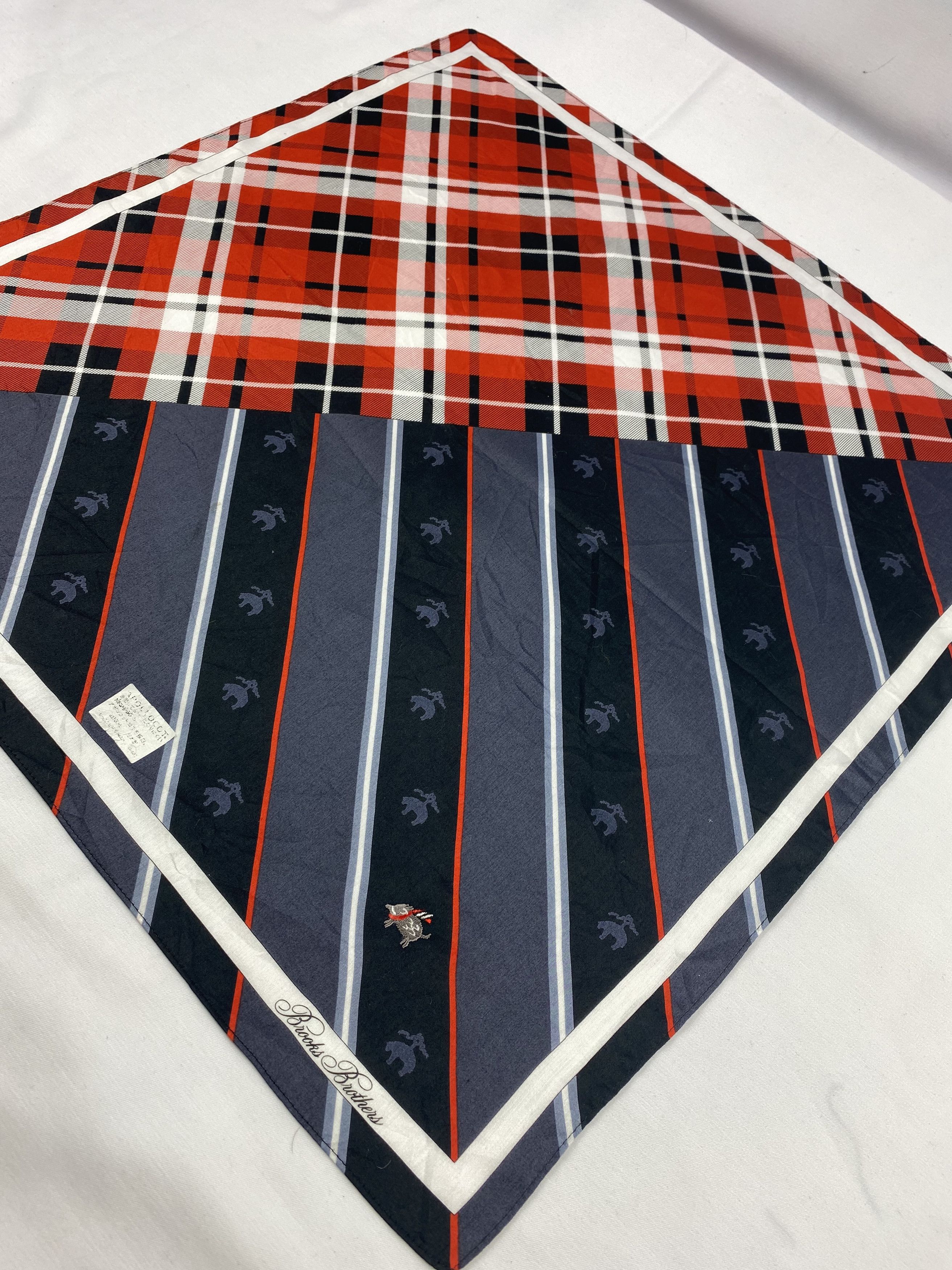 Brooks Brothers × Vintage Brooks Brothers Handkerchief / Bandana / Neckerchief Size ONE SIZE - 4 Thumbnail