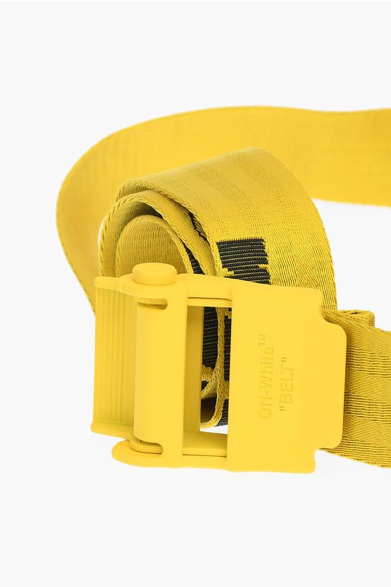 Off-White o1y0225 Size : OS / Logo Fabric Belt in Yellow Size ONE SIZE - 2 Thumbnail