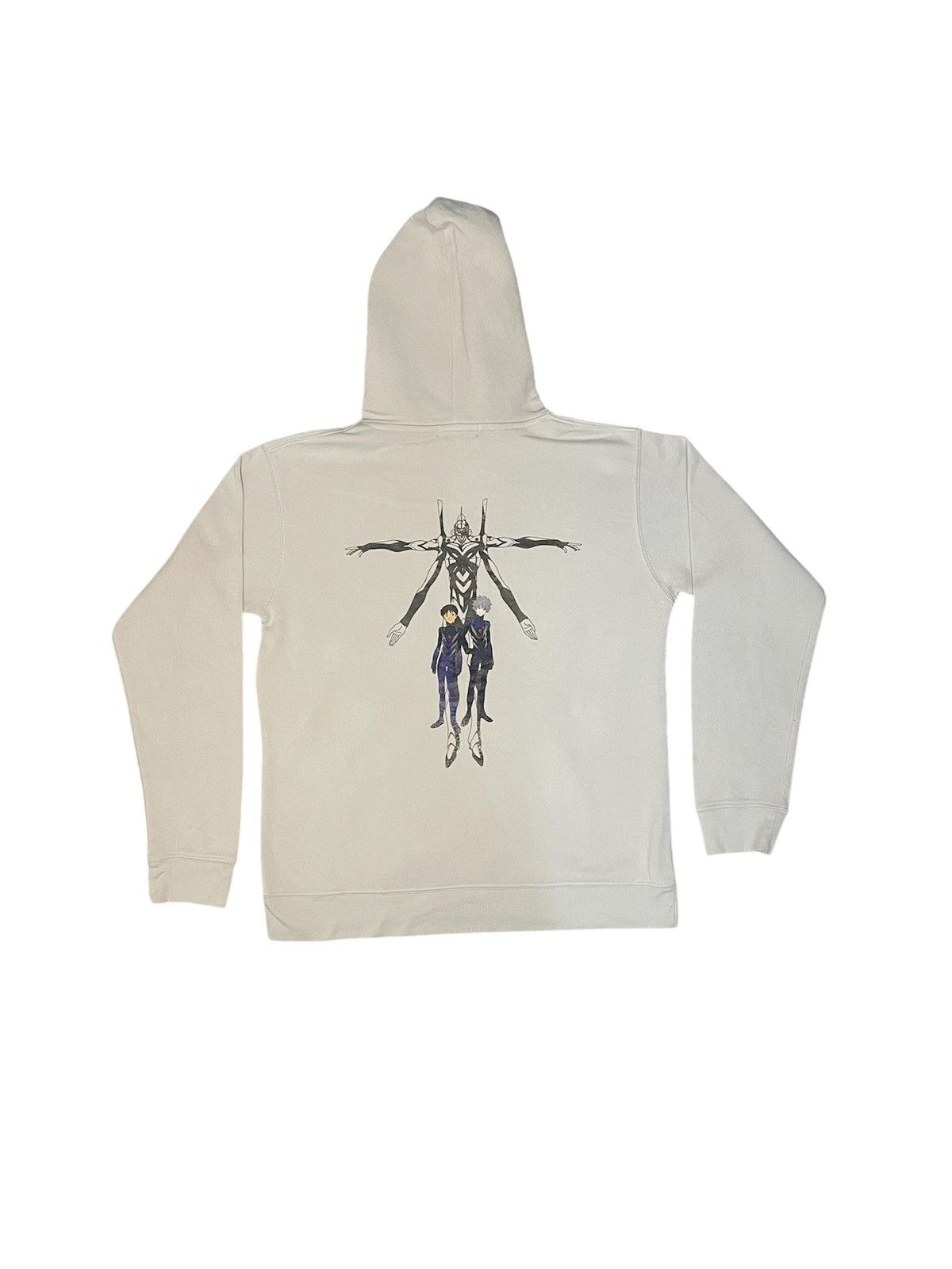 Anime VINTAGE Y2K NEON GENESIS EVANGELION PULLOVER HOODIE Size US M / EU 48-50 / 2 - 1 Thumbnail
