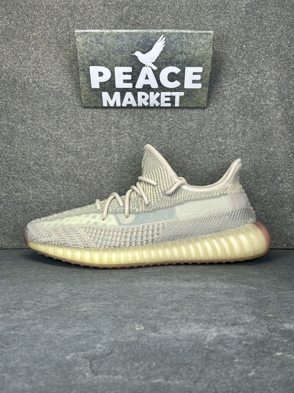 Adidas adidas Yeezy Boost 350 V2 Citrin Non-Reflective FW3042 Sz 12 Size US 12 / EU 45 - 1 Thumbnail