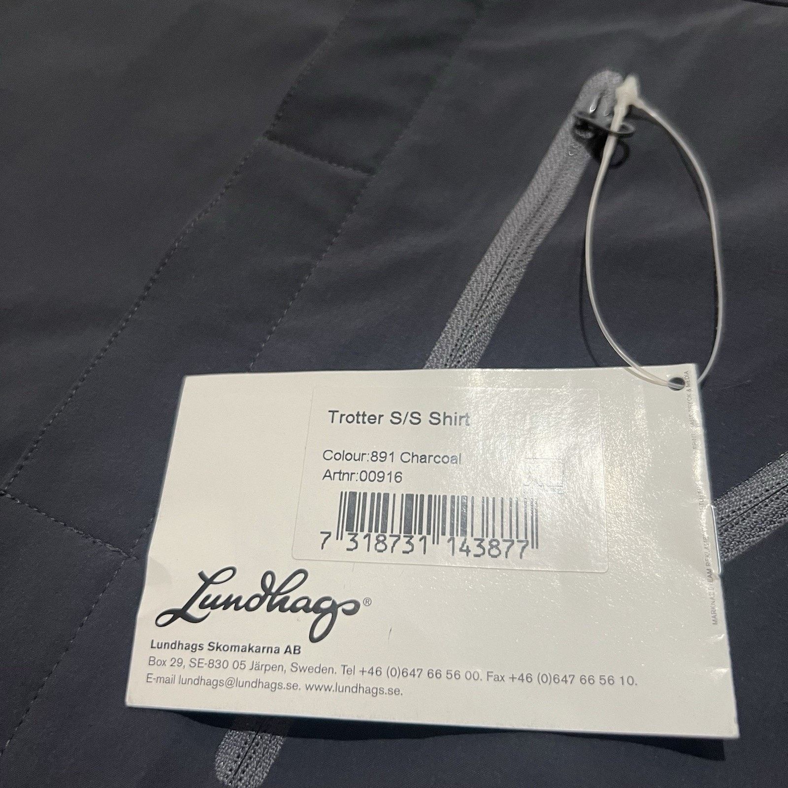 Other VTG Lundhags Trotter Shirt NWT Grey Sweden Fly Fishing Shirt Size US XL / EU 56 / 4 - 5 Thumbnail