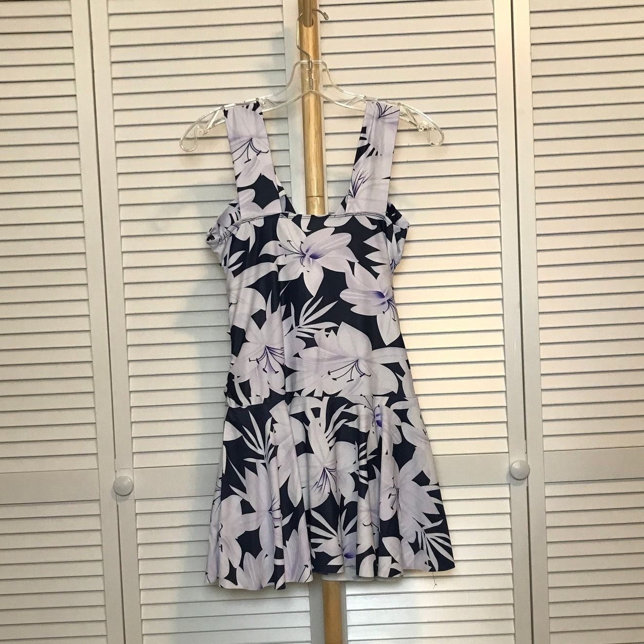 Other One-Piece Floral Built-in Bra Stretch Lined Swimsuit Size ONE SIZE - 2 Thumbnail