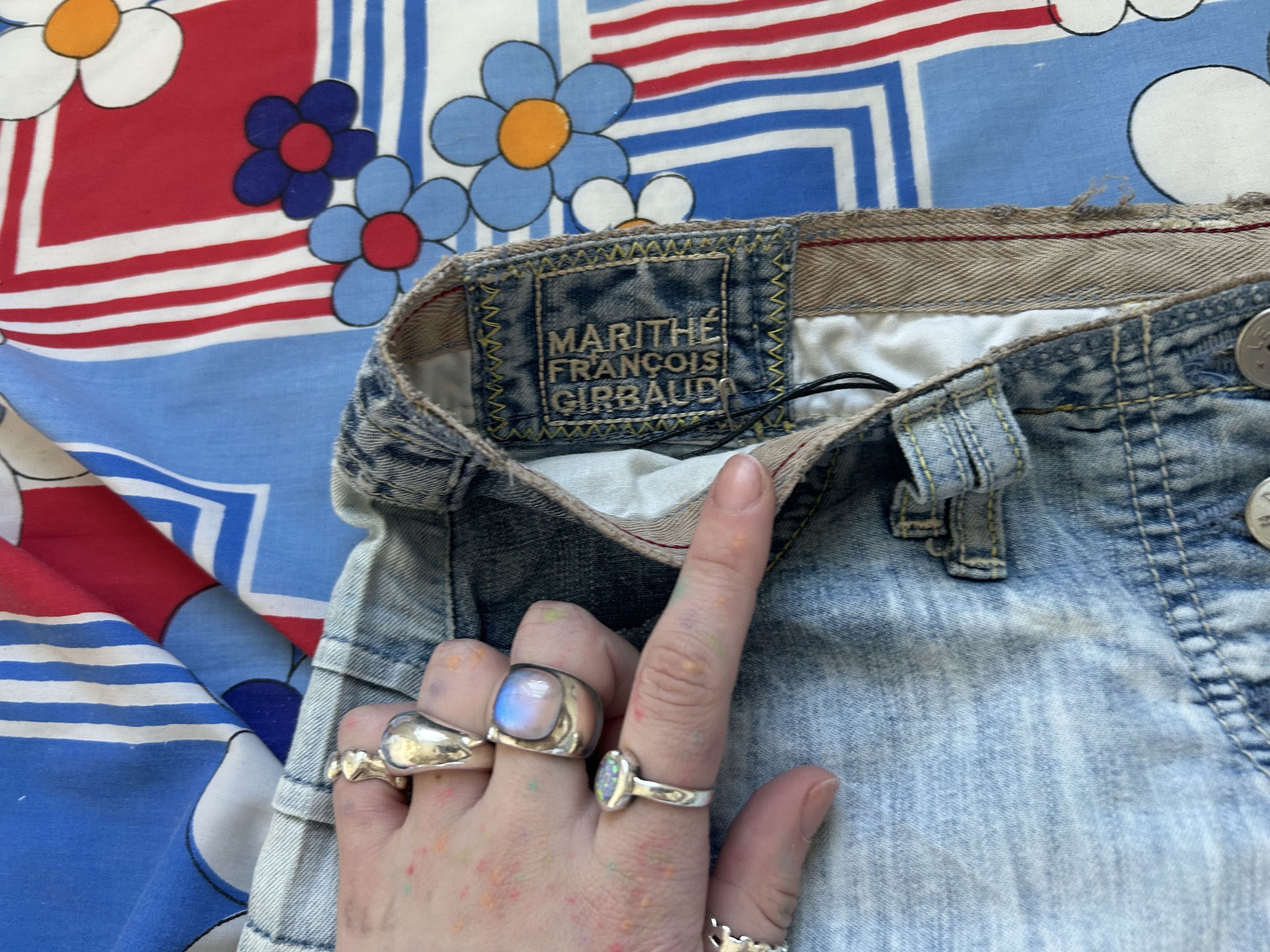 Marithe + Francois Girbaud Marithé + François Girbaud blue denim skirt Size 26" / US 2 / IT 38 - 6 Thumbnail
