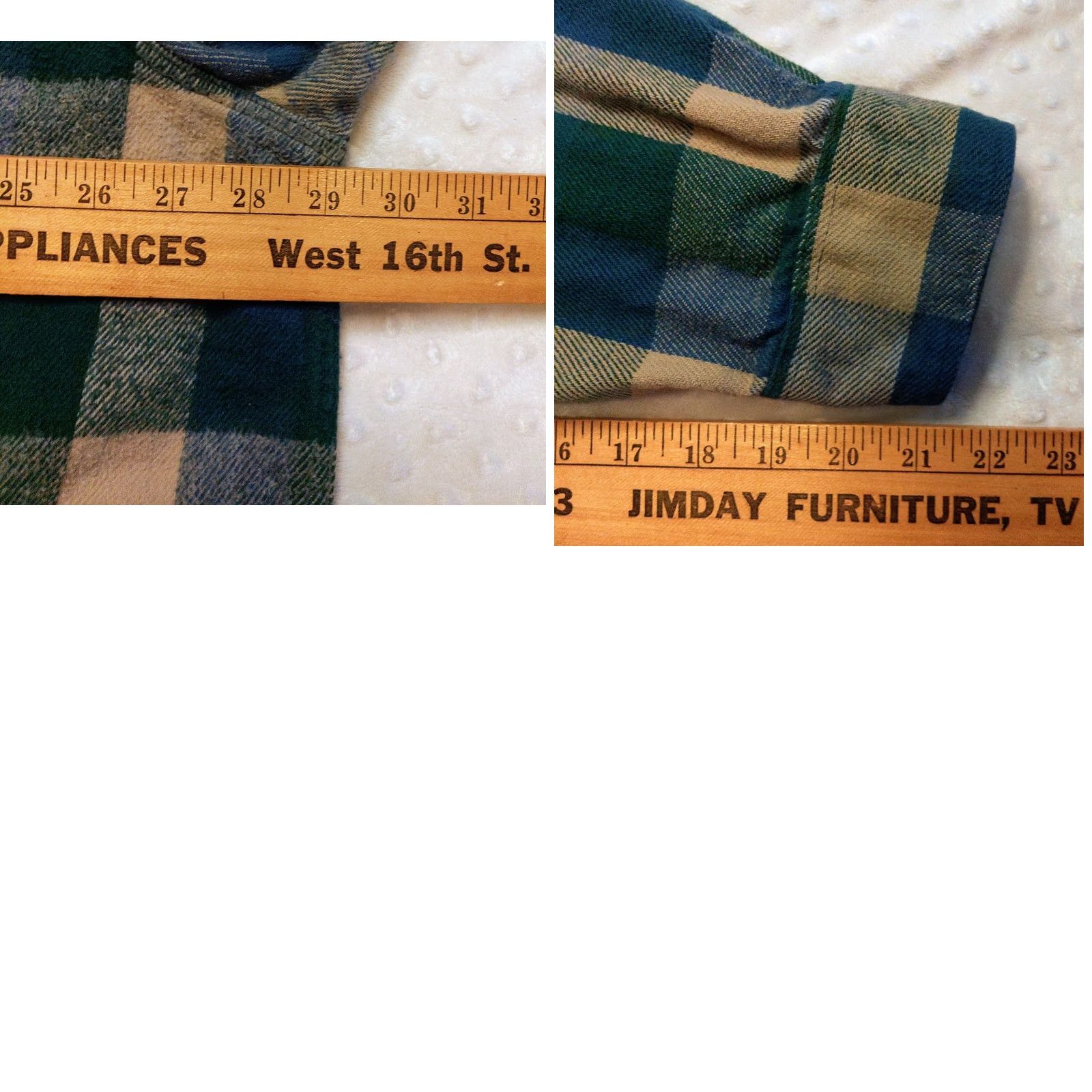 Vintage VINTAGE Five Brothers Jacket Mens 3XL Blue Green Plaid Heavy Flannel Workwear USA Made Jacket Size US XXL / EU 58 / 5 - 8 Thumbnail