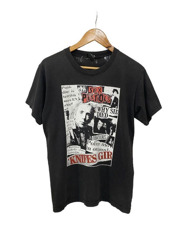Band Tees ✅ SEX PISTOLS English punk rock band UK Knifes Girl shirt Size US M / EU 48-50 / 2 - 1 Thumbnail