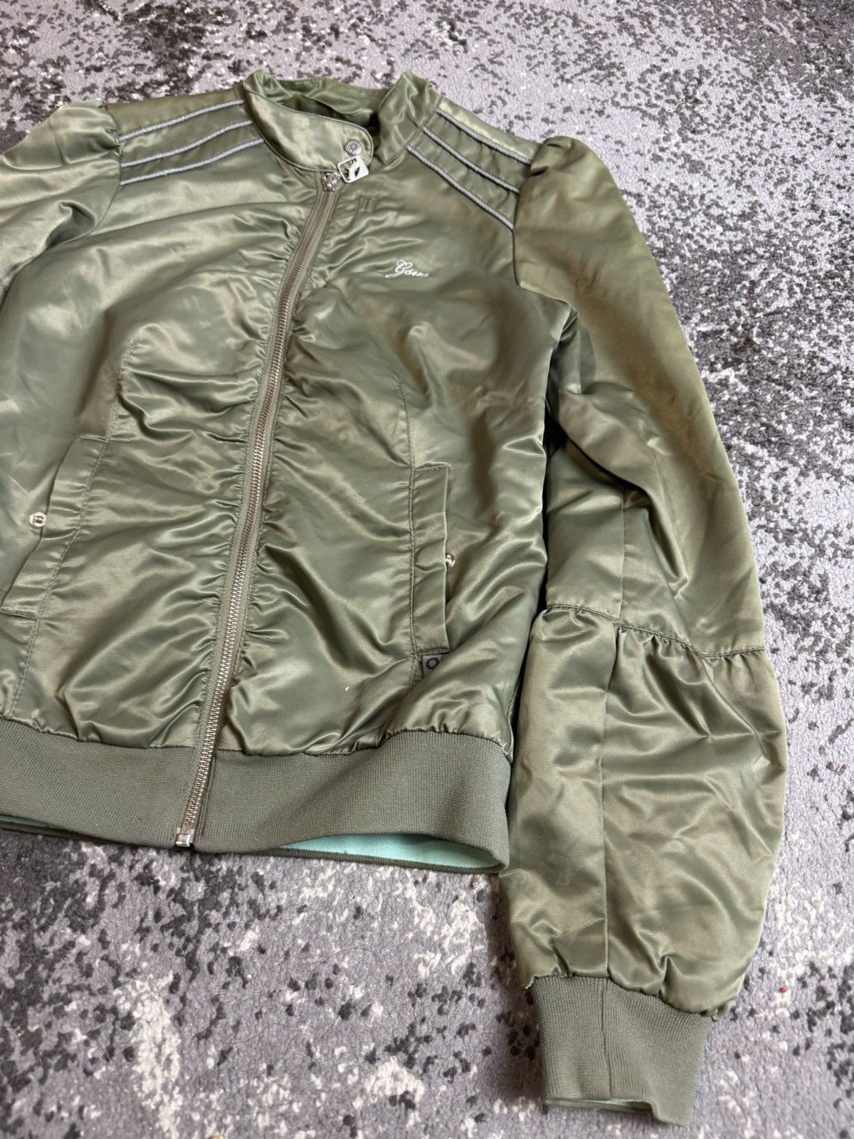 GSUS Sindustries × Japanese Brand × Vintage Vintage Y2K Gsus Sindustries Avantga Flat Head Stork Bomber Size US S / EU 44-46 / 1 - 2 Thumbnail