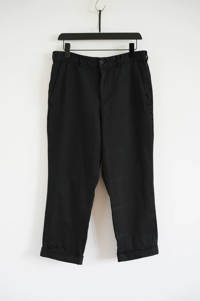 Comme des Garcons size l 19 aw Free Slogan Pants