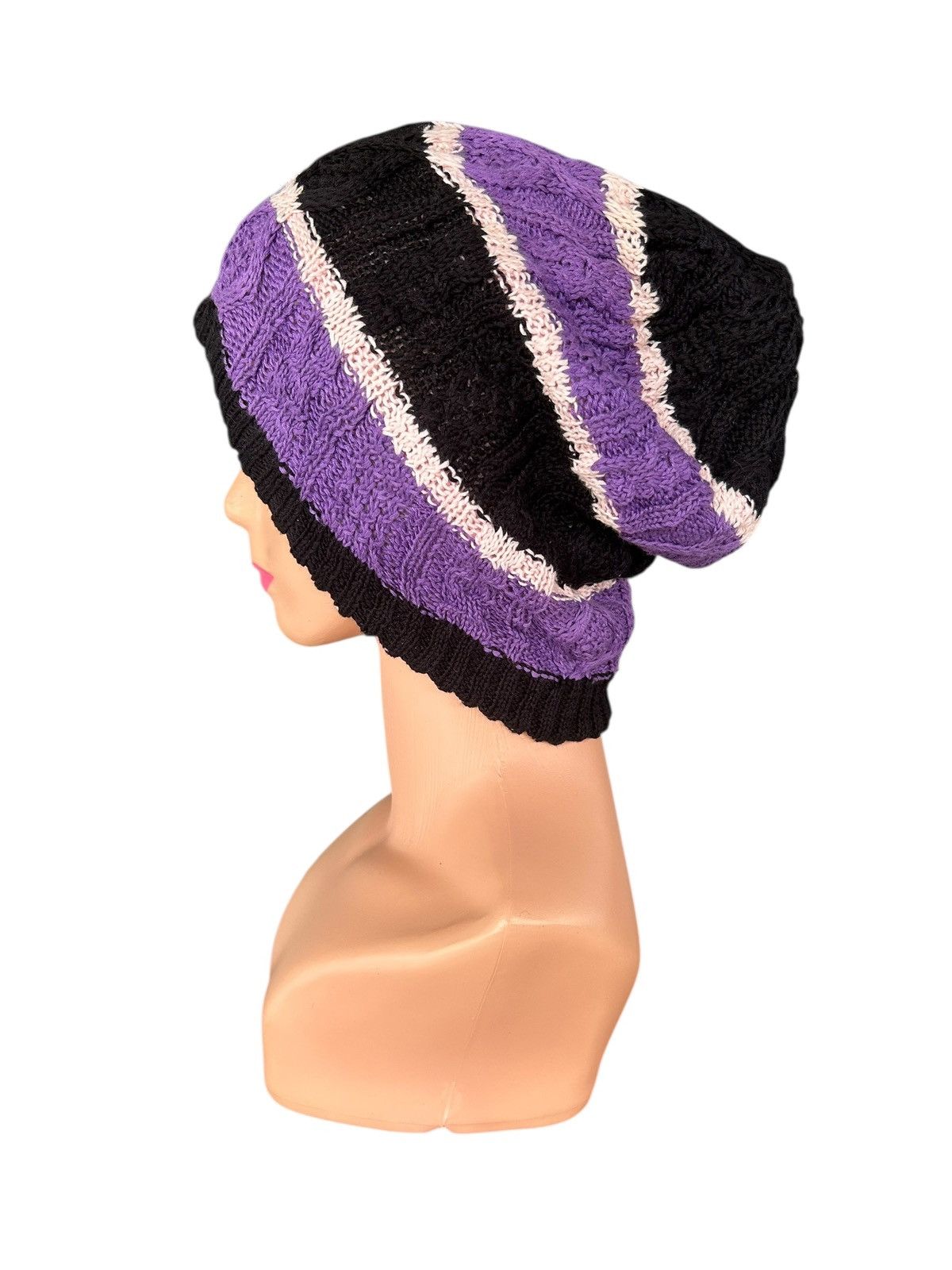 Japanese Brand × Kapital × Vintage Japanese Brand Beams Knitt Big Beanie Hats Size ONE SIZE - 4 Thumbnail
