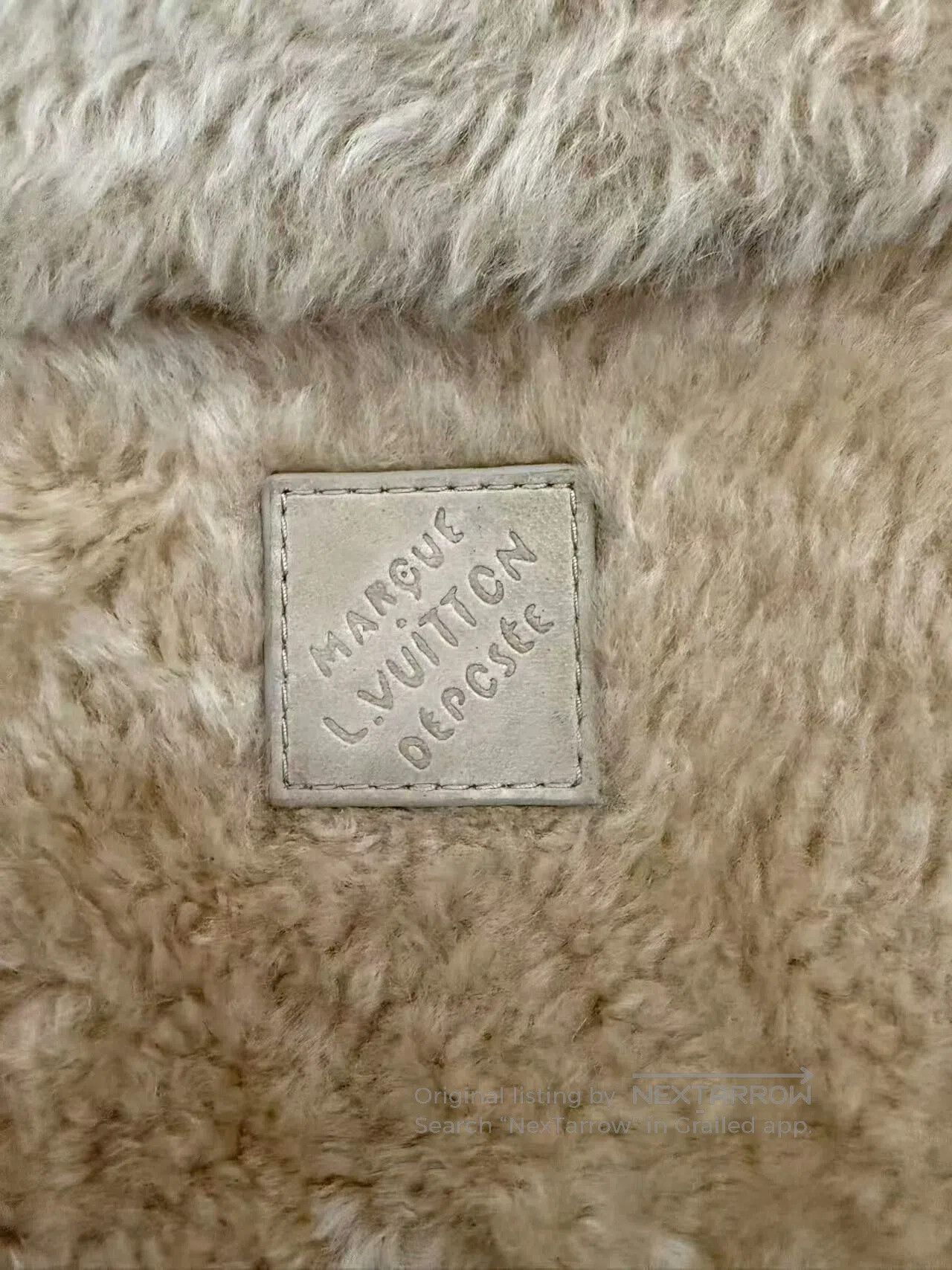 Louis Vuitton louis vuitton beige lamb wool jacket. Size US XL / EU 56 / 4 - 4 Thumbnail
