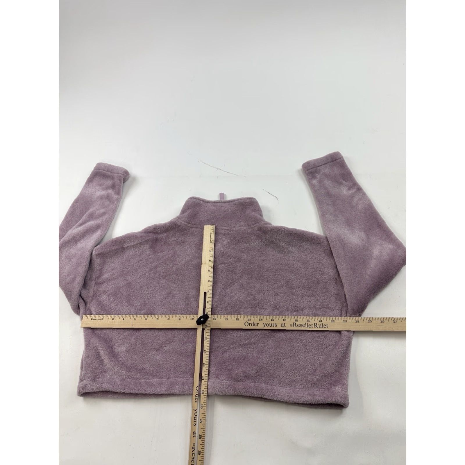 Urban Outfitters Urban Outfitters Sweatshirt Womens Medium Pink 1/4 Fleece Cropped Pullover Size M / US 6-8 / IT 42-44 - 4 Thumbnail