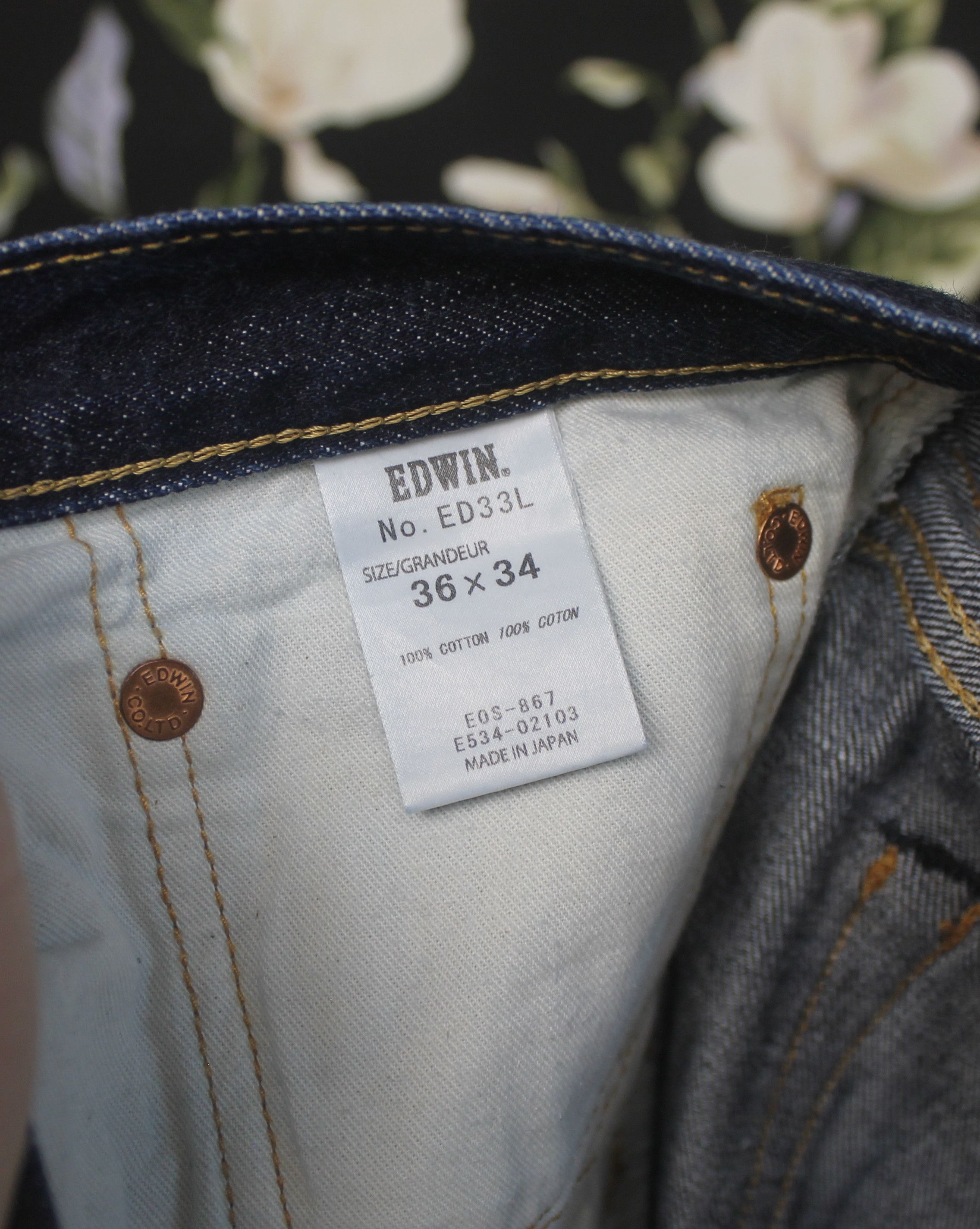 Edwin × Japanese Brand Edwin Made in Japan Selvage Denim Jeans ED33L Size US 36 / EU 52 - 10 Thumbnail