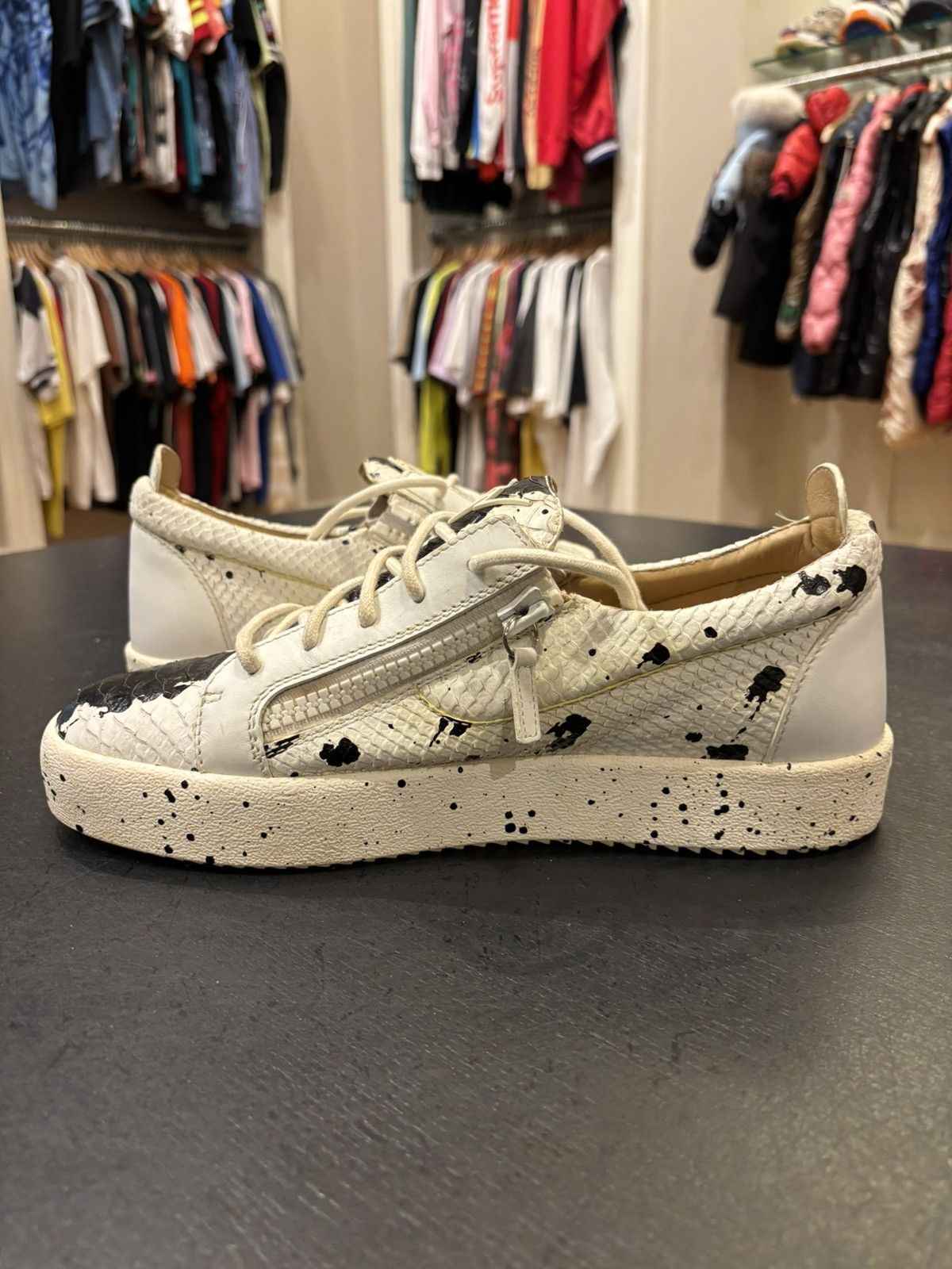 Giuseppe Zanotti Giuseppe Zanotti Low Top Sneakers Size US 11 / EU 44 - 3 Thumbnail