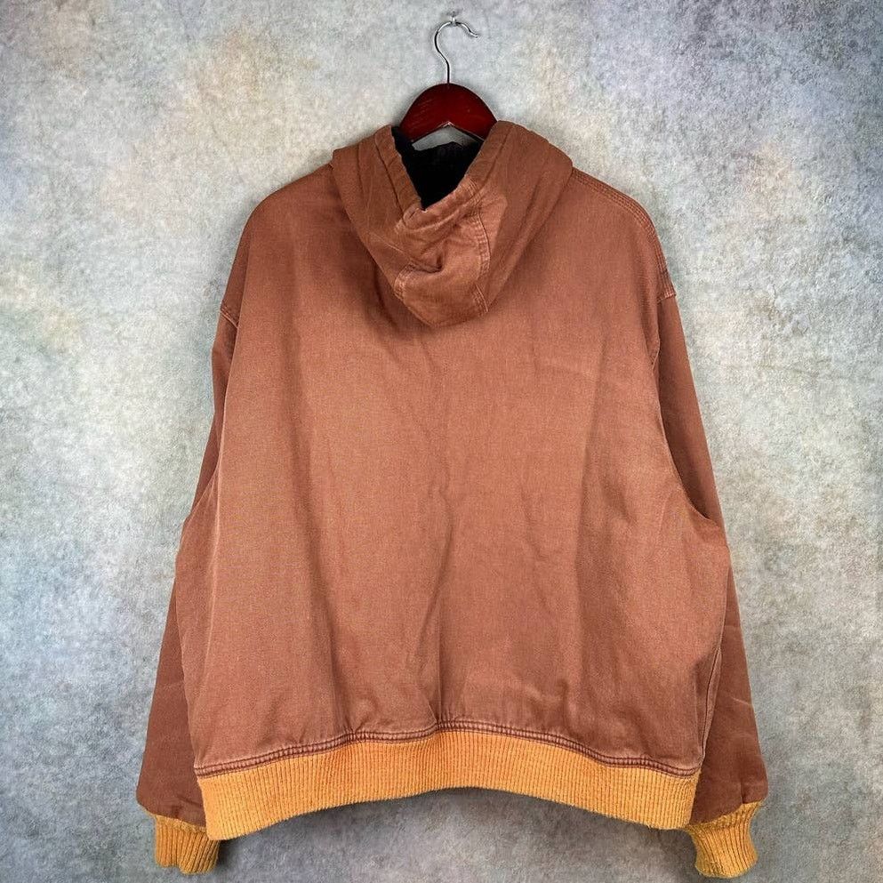 Dickies × Vintage Vintage Brown Dickies Work Jacket Sz 2X Brown 90s Full Zip Size US XXL / EU 58 / 5 - 3 Thumbnail