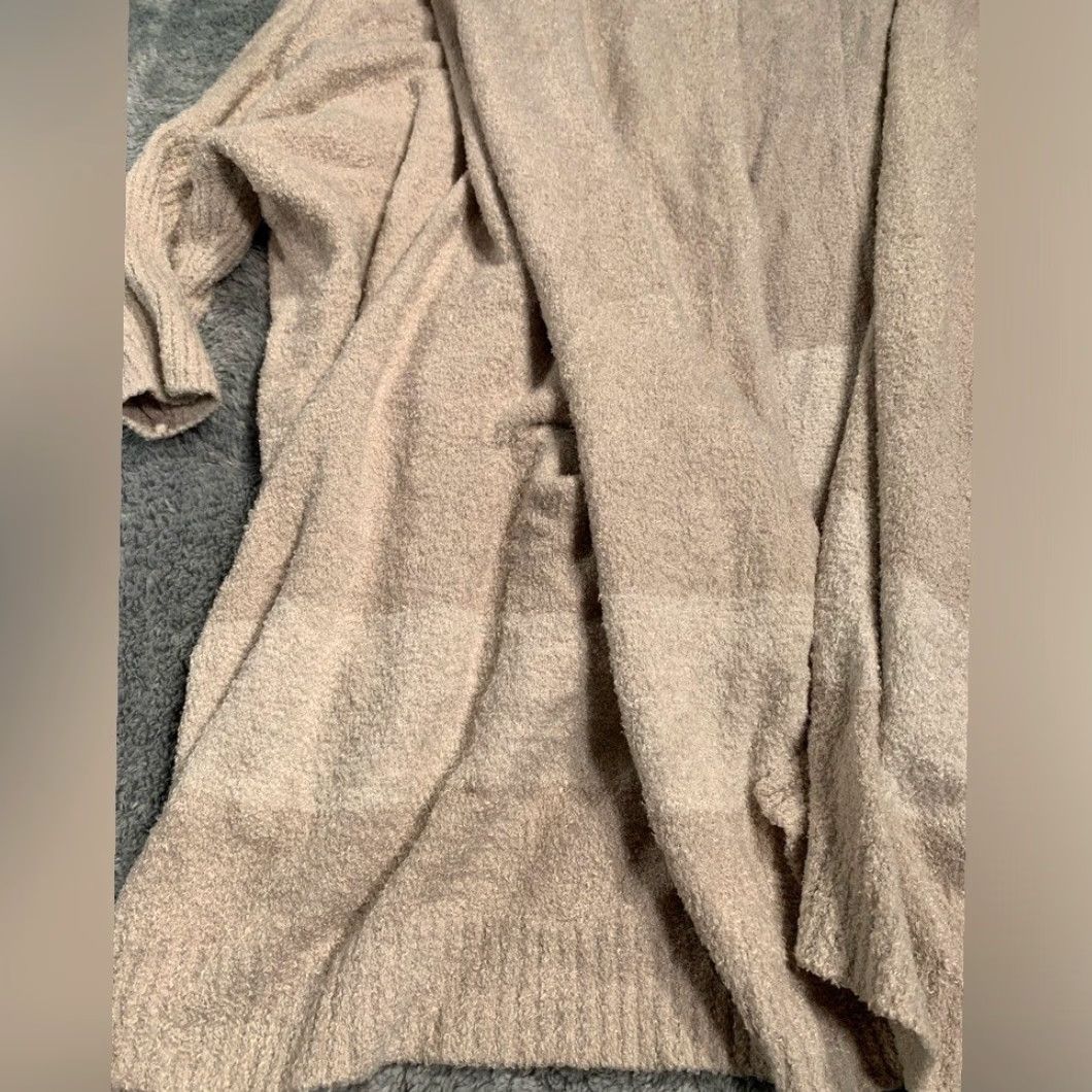 Vintage Barefoot Dreams Cardigan Women One Size Beige Cozychic Lite Size ONE SIZE - 2 Thumbnail